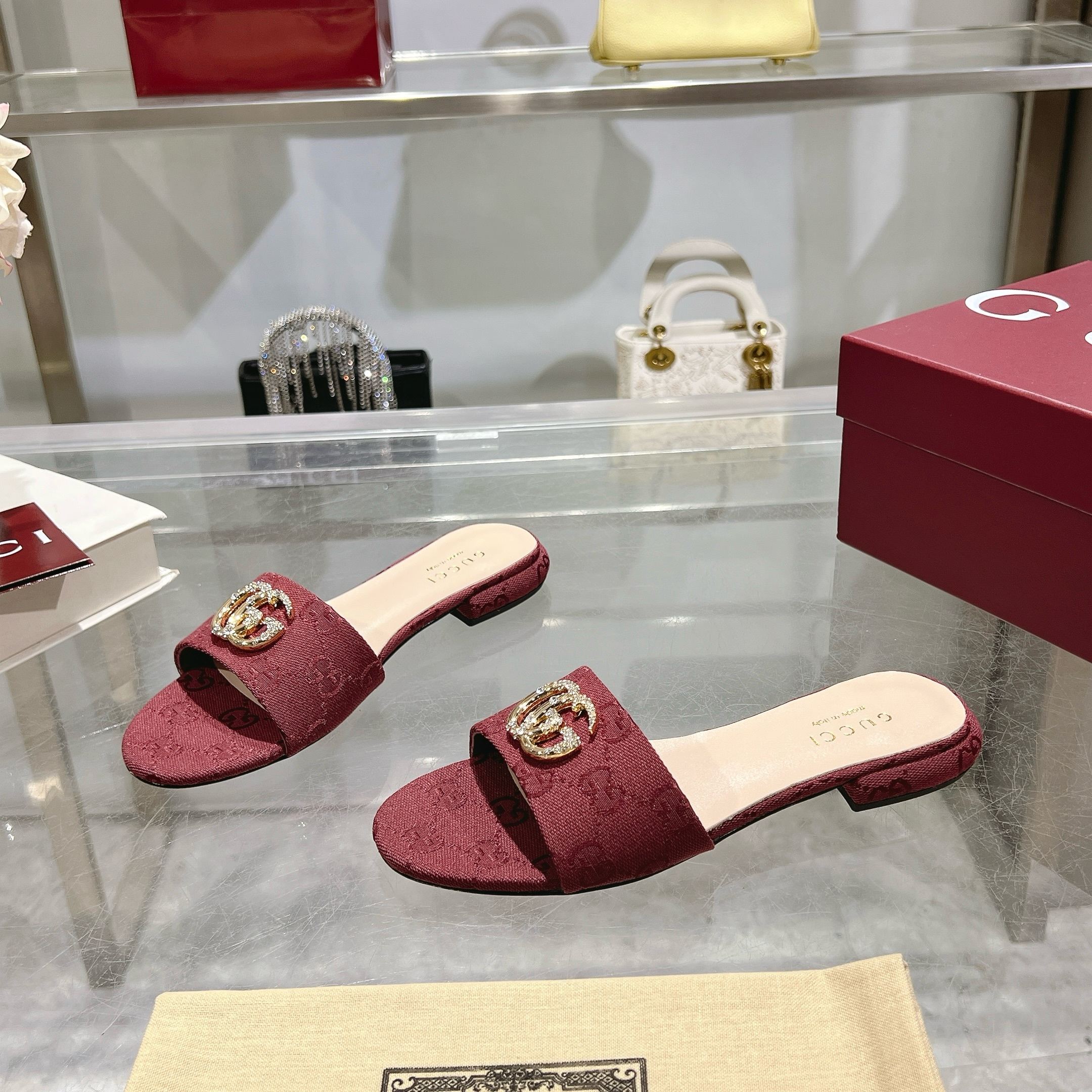 NO:261924,6027-1 Wine Red G (35-41), Slippers, Slippers198609096027-1 酒红G（35-41）,拖鞋,slippers,Women's Shoes