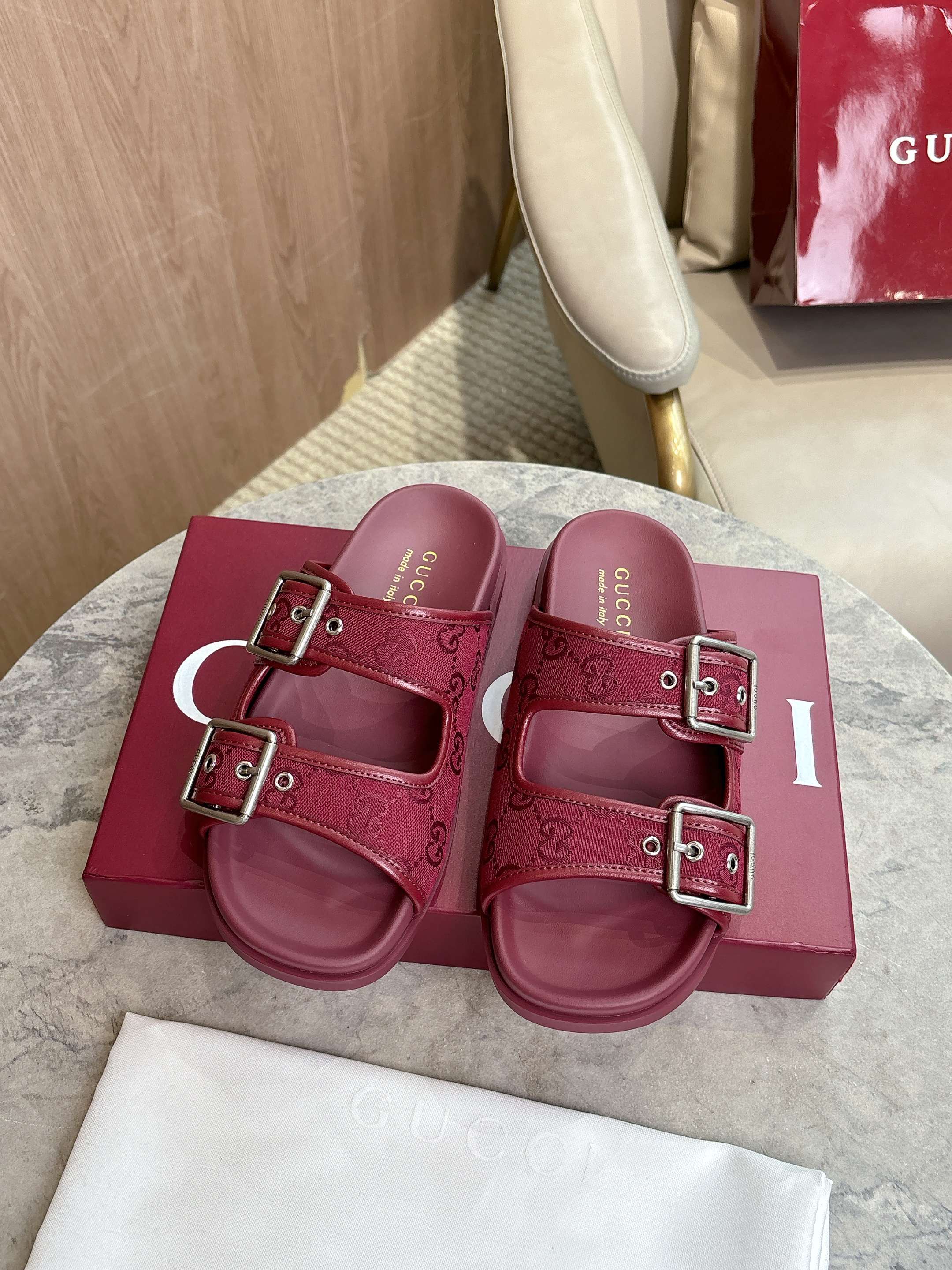 NO:476625,8838-5A Wine Red G (35-42), Slippers, Slippers198609098838-5A 酒红G（35-42）,拖鞋,slippers,Women's Shoes