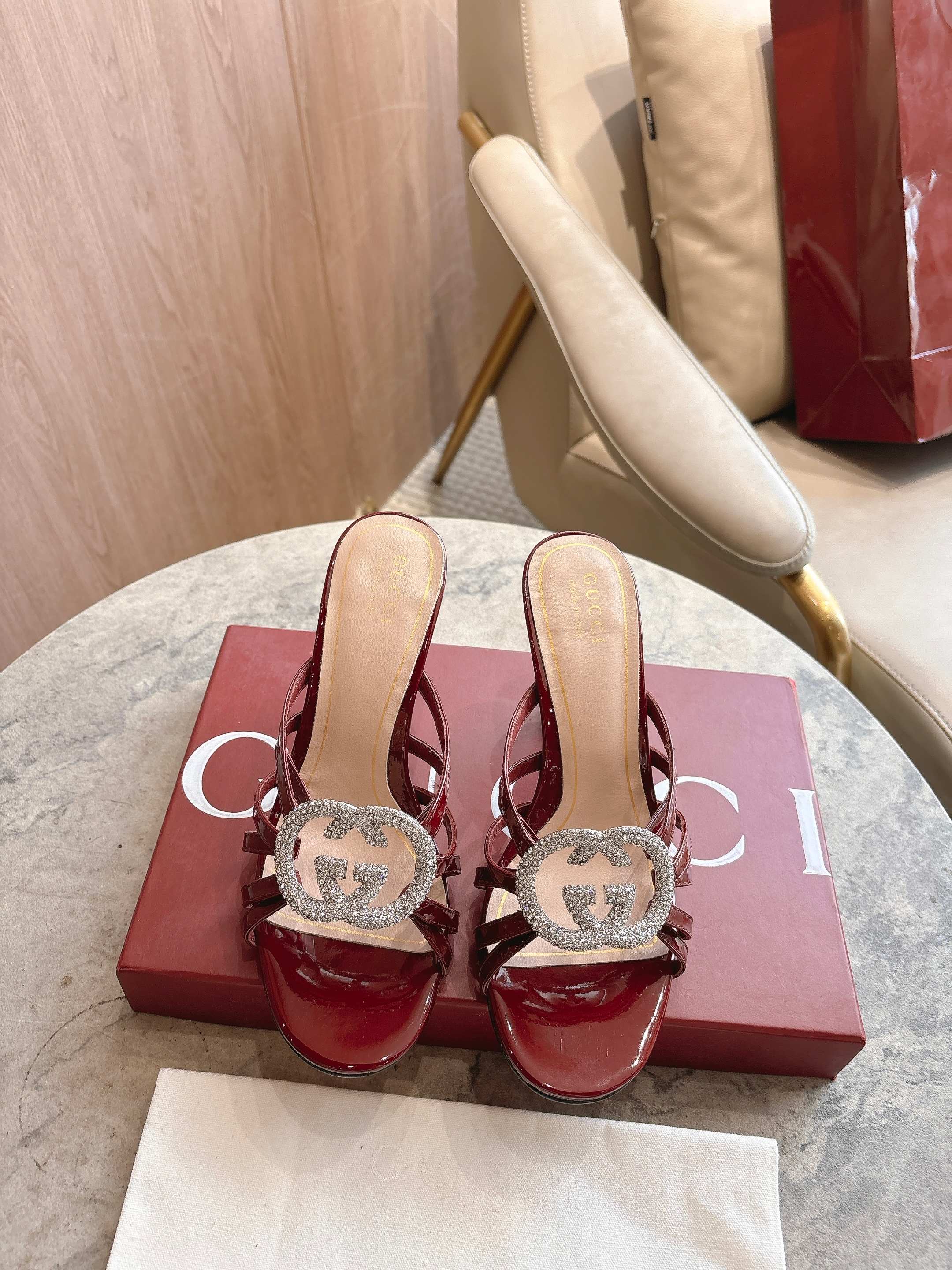 NO:749458,5277-1 wine red (35-42), slippers, slippers198609095277-1 酒红（35-42）,拖鞋,slippers,Women's Shoes