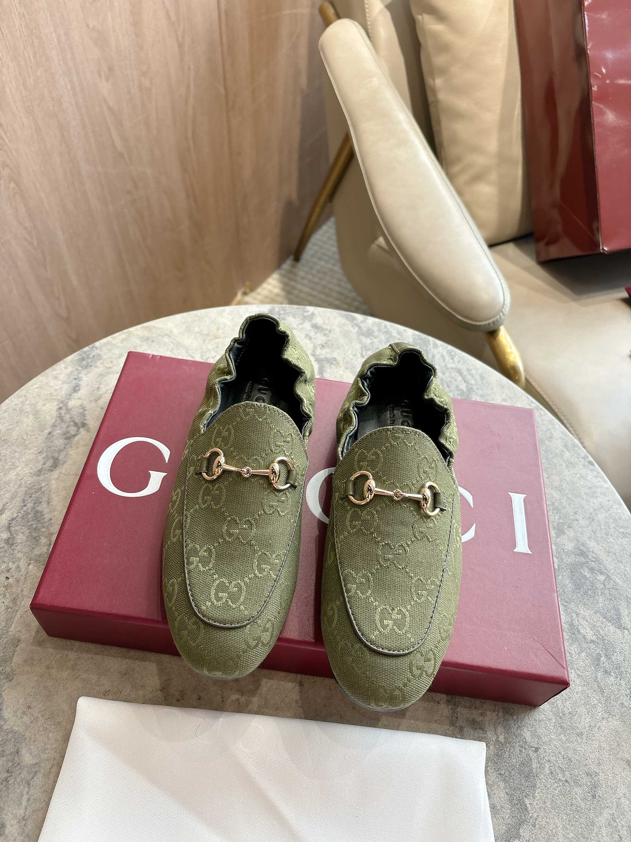 NO:749475,9555-1 Green G (35-42), single shoes198609099555-1 绿G（35-42）,单鞋,Women's Shoes