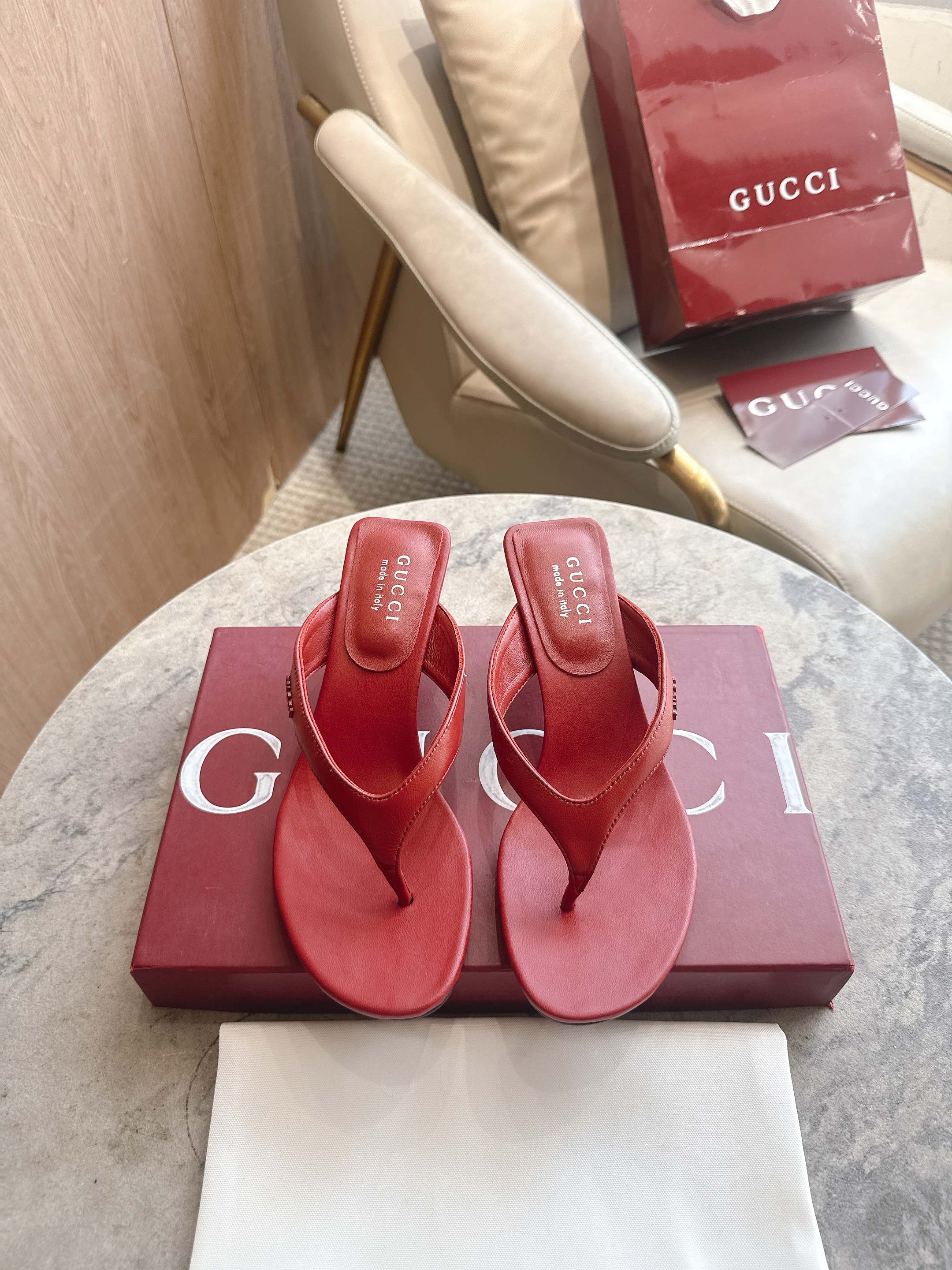 NO:786206,3332-1 Burgundy (35-42) 2026 new style thong mid heel 5.5, slippers, slippers198609093332-1 酒红（35-42）2026新款夹趾中跟5.5,拖鞋,slippers,Women's Shoes