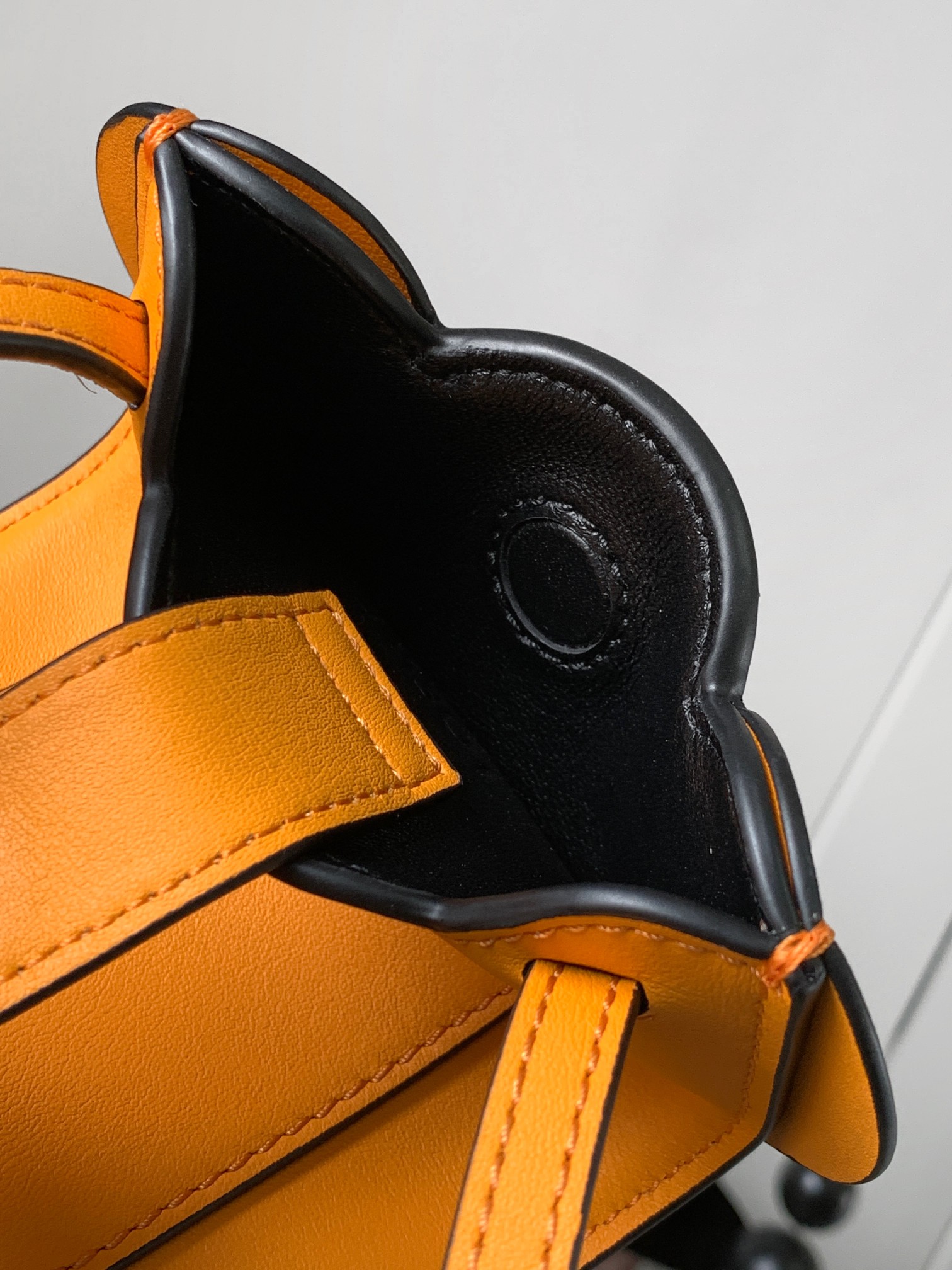 P1058 Elephant Design Shoulder Bag in Honey Orange, 19x8x4cm, Section 9200 - 图片 8