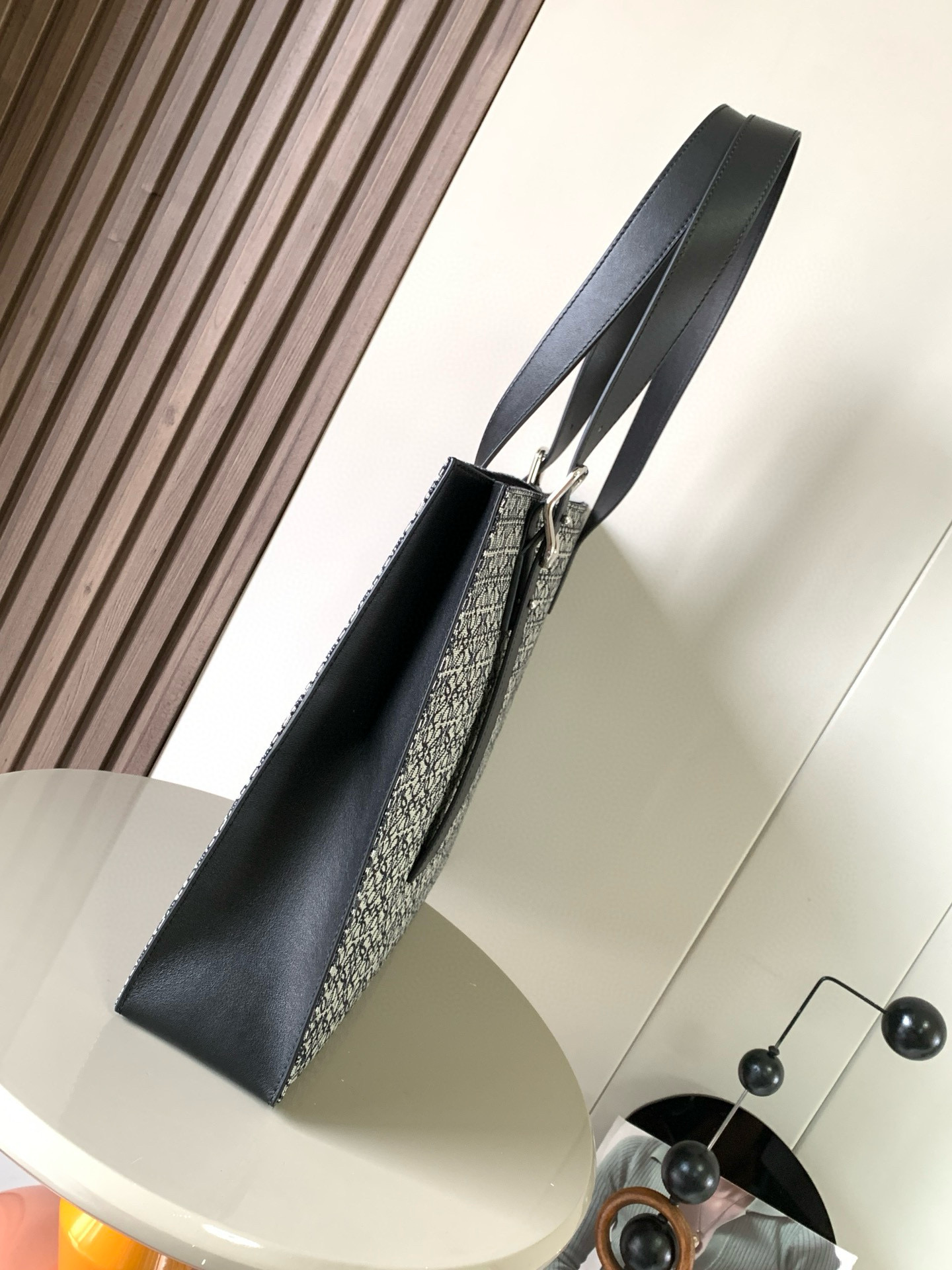 Loewe Buckle Tote Bag in Anagram Canvas and Leather Trim, 38.7x9.2x32.9cm 2 i1745115177083 7632 0 1