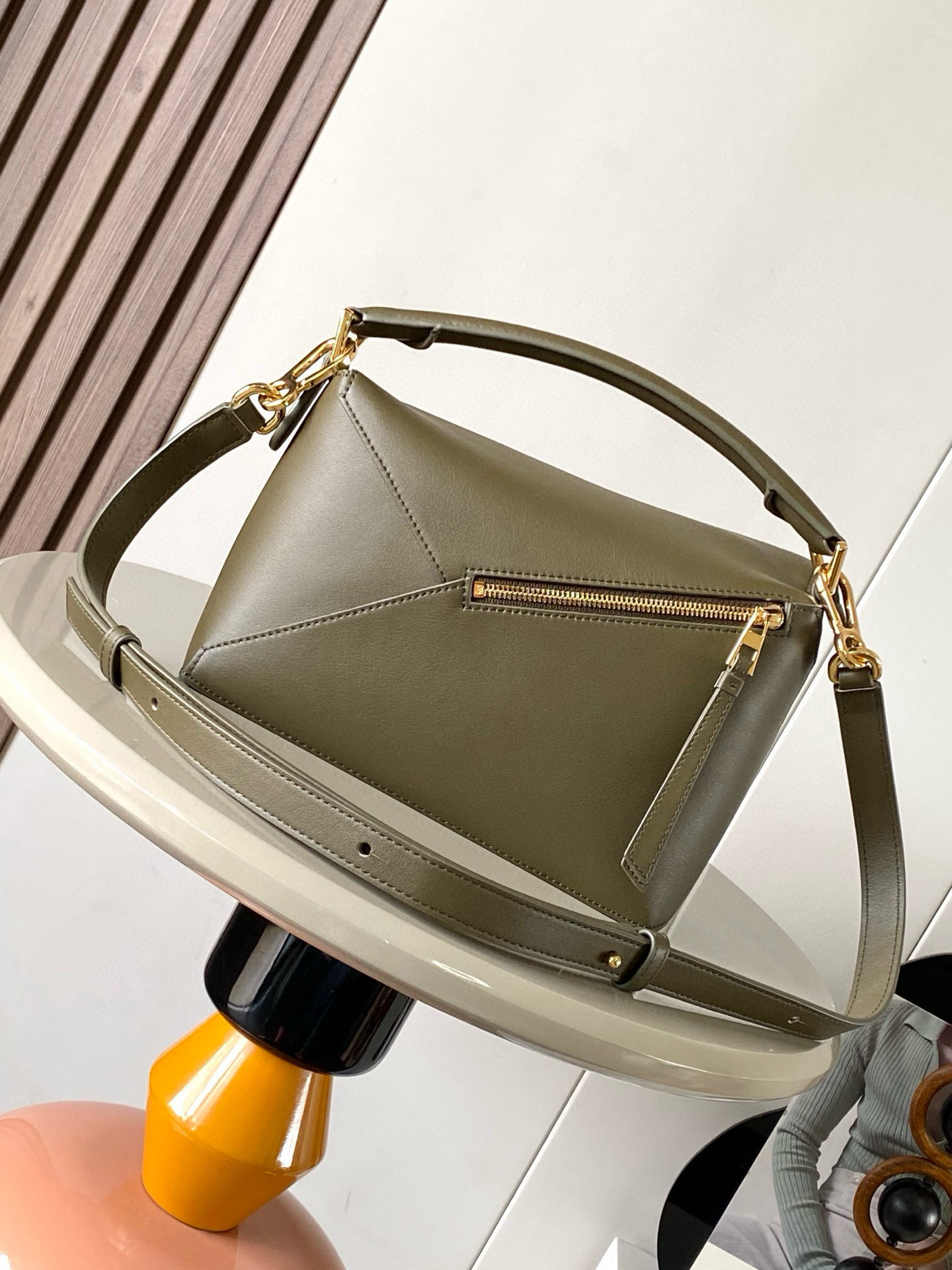 Loewe Puzzle Small Bag, Nappa Calfskin Leather, 24cm - Geometric Design 4 i1751099004340 7216 0 3