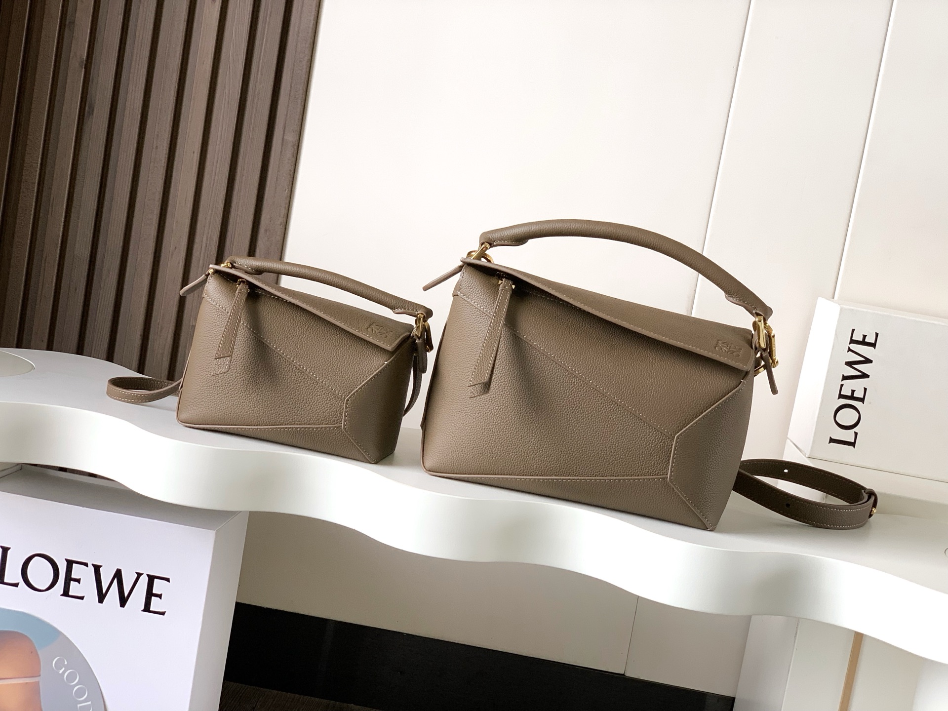NEW GEOMETRY PACKAGE, 24CM, MINI 18CM COLOUR: TANNED TAN - 图片 1