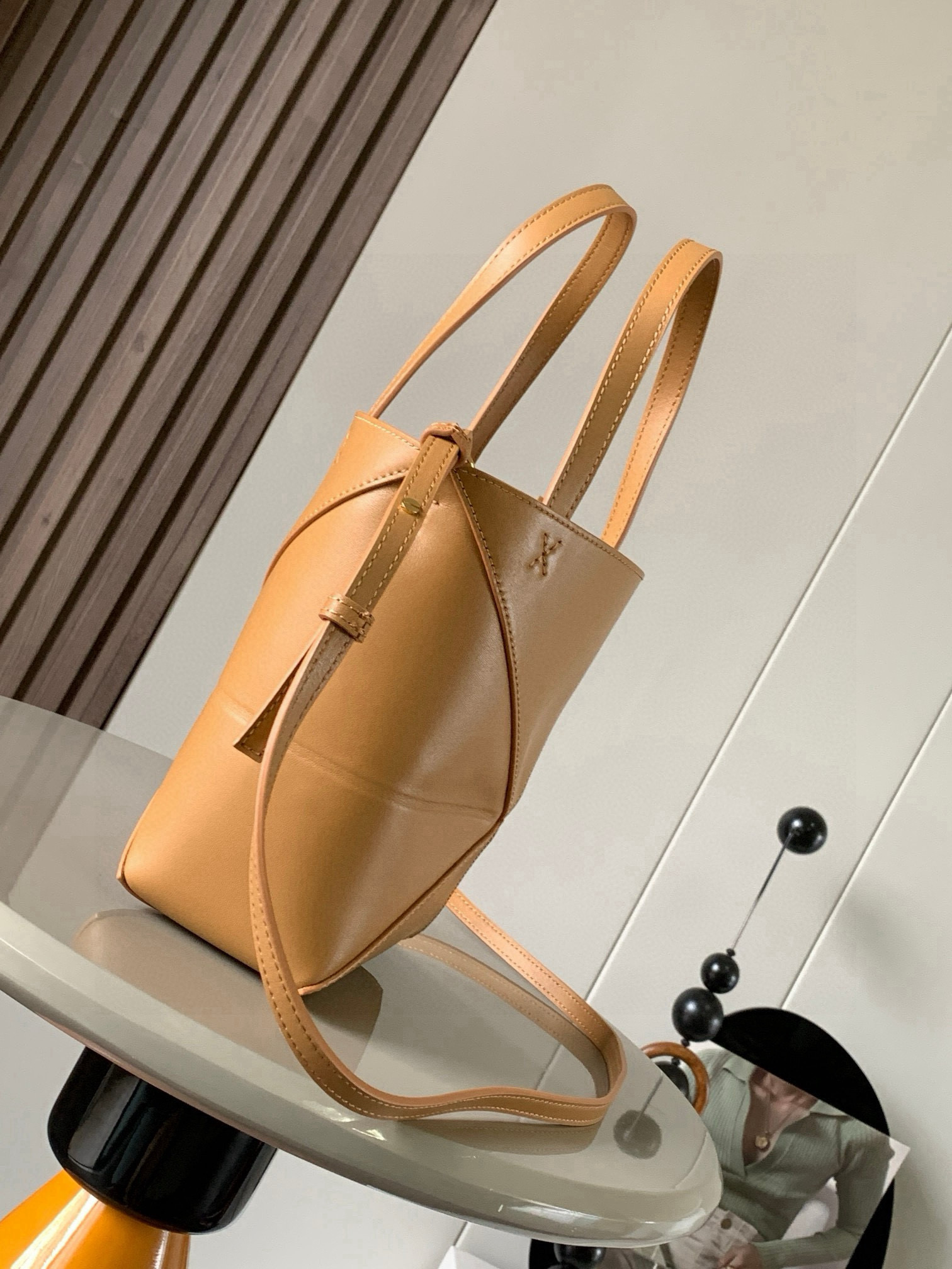 Loewe 亮面牛皮革 迷你号puzzle
