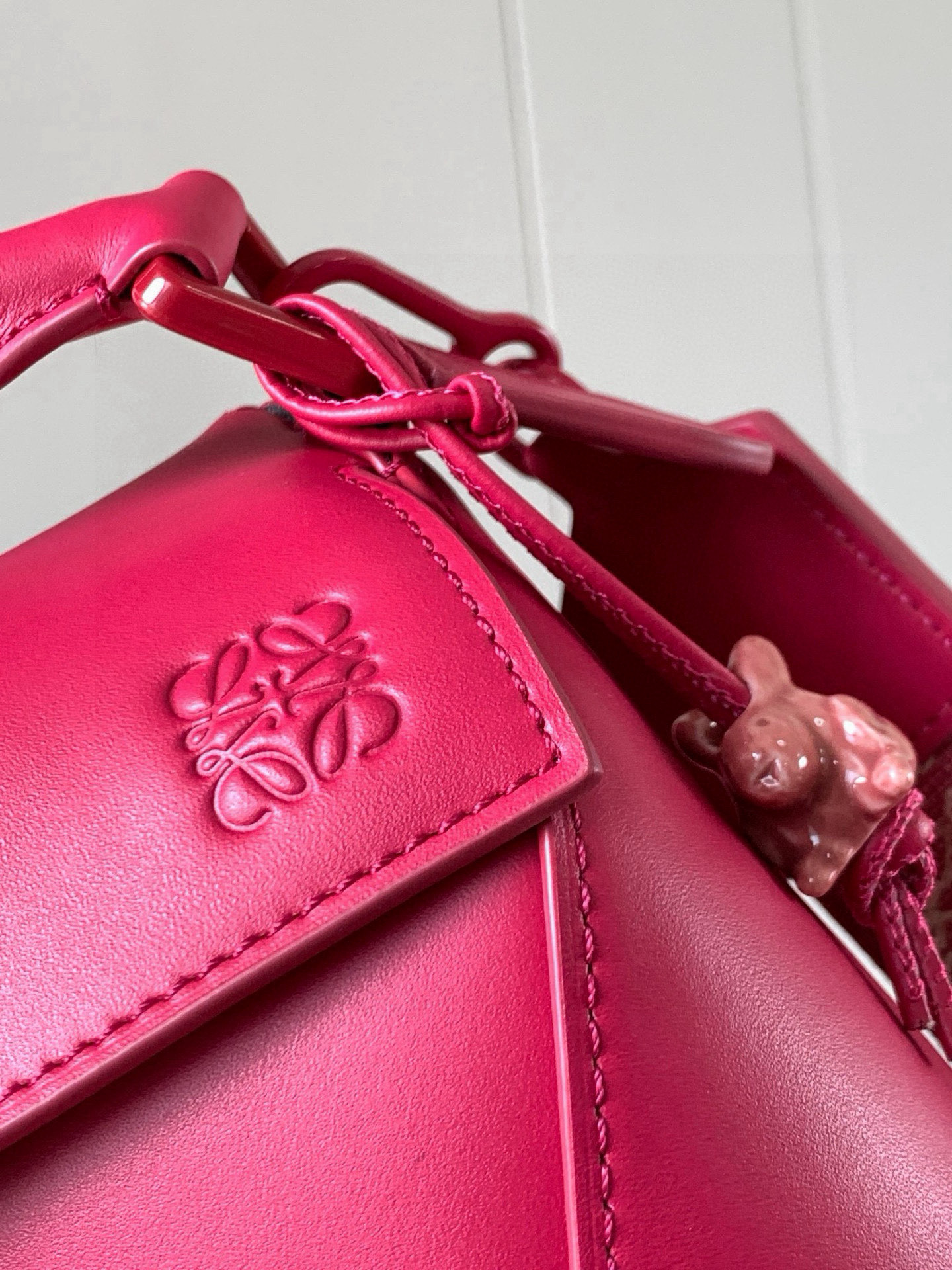 Loewe 陶瓷小兔款 几何包24cm Puzzle手袋