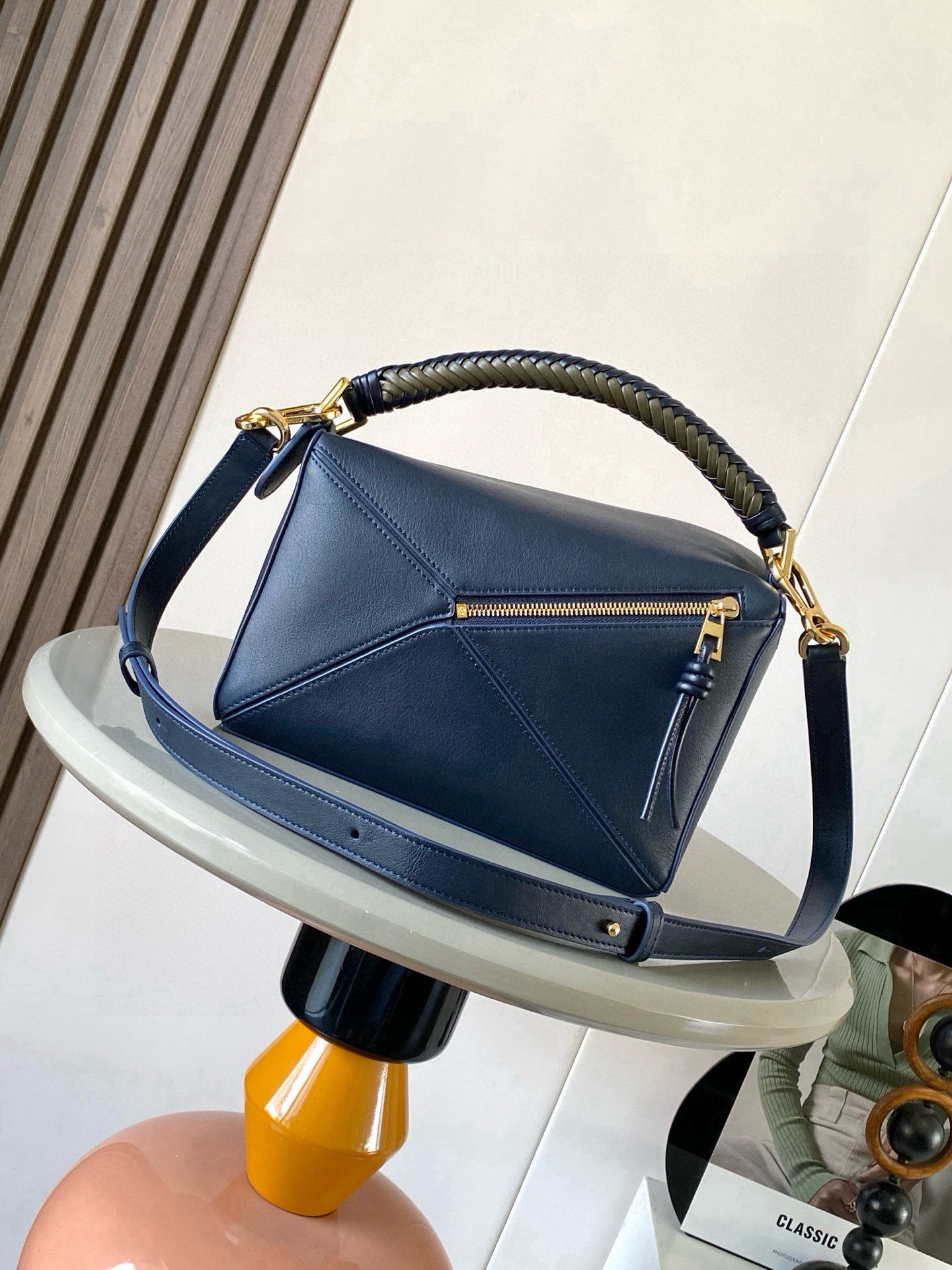 Loewe 新款 小号柔软牛皮革Puzzle