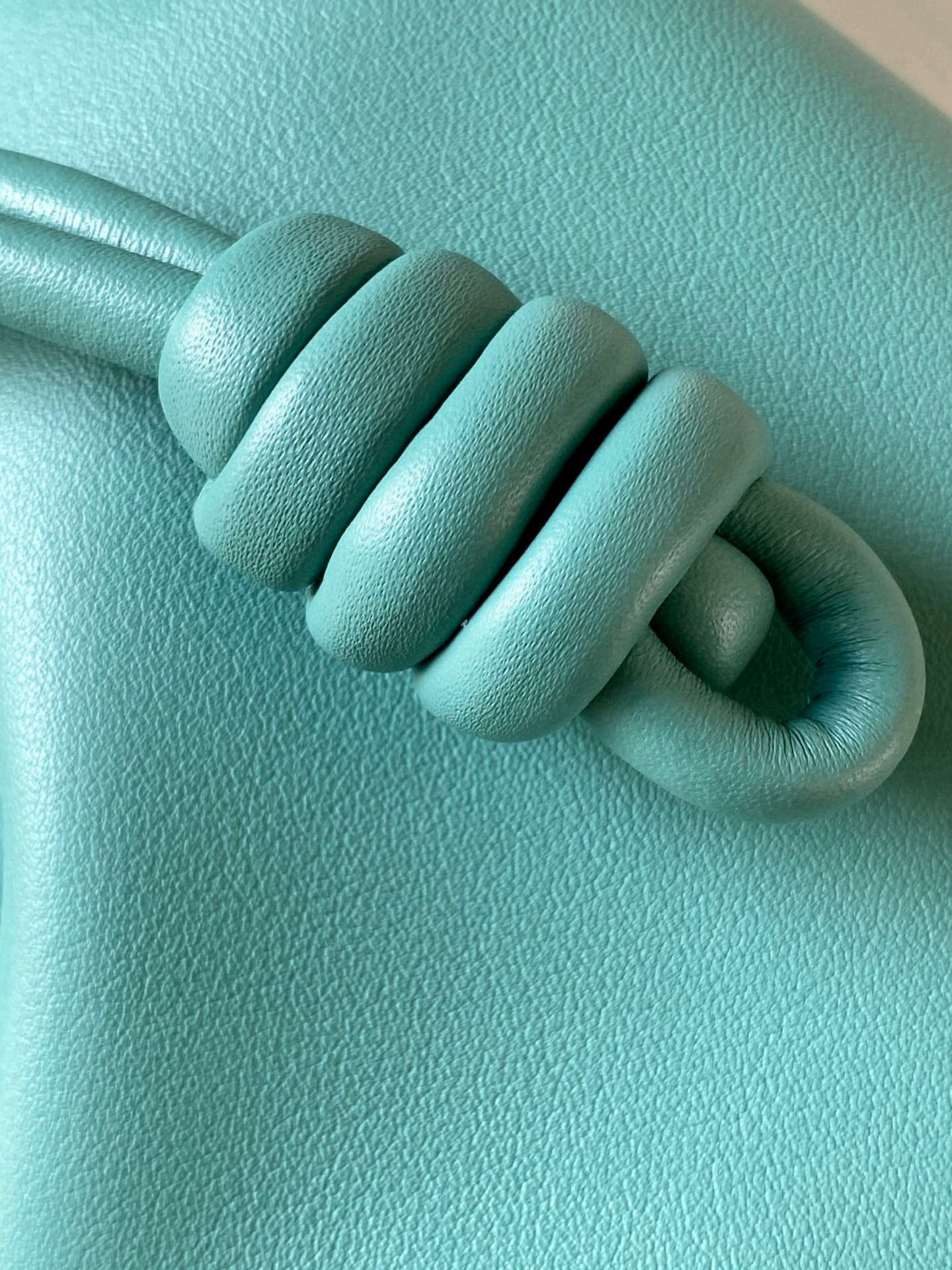 Loewe 新版梦福袋30CM 新款纳帕牛皮革Flamenco手拿包福袋 采用拉绳收紧