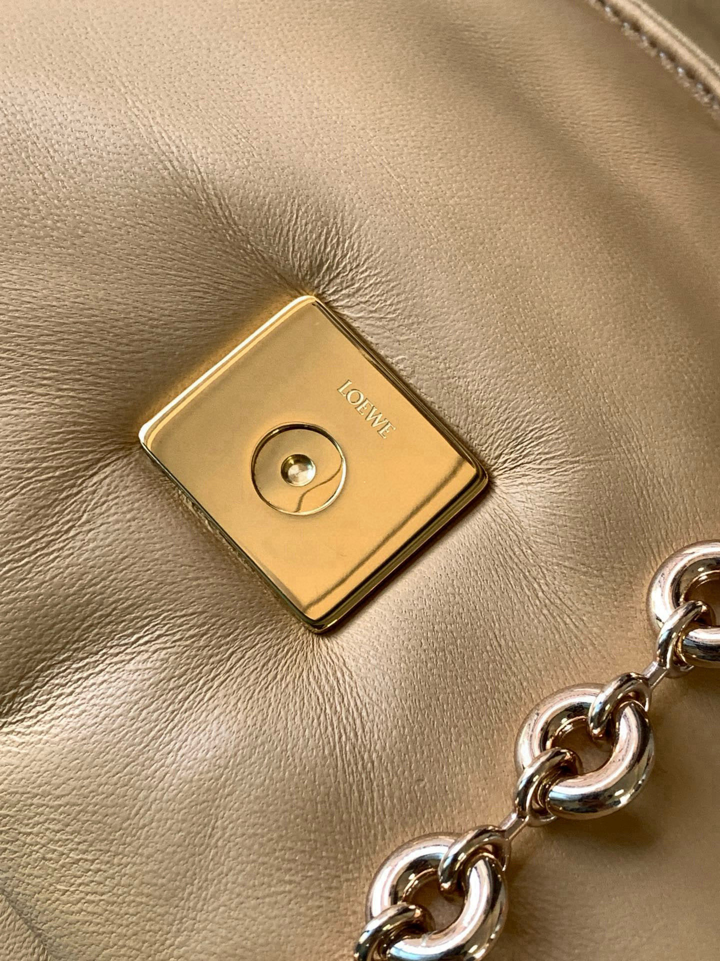 Chloé 闪亮纳帕羊皮革 Puffer Goya