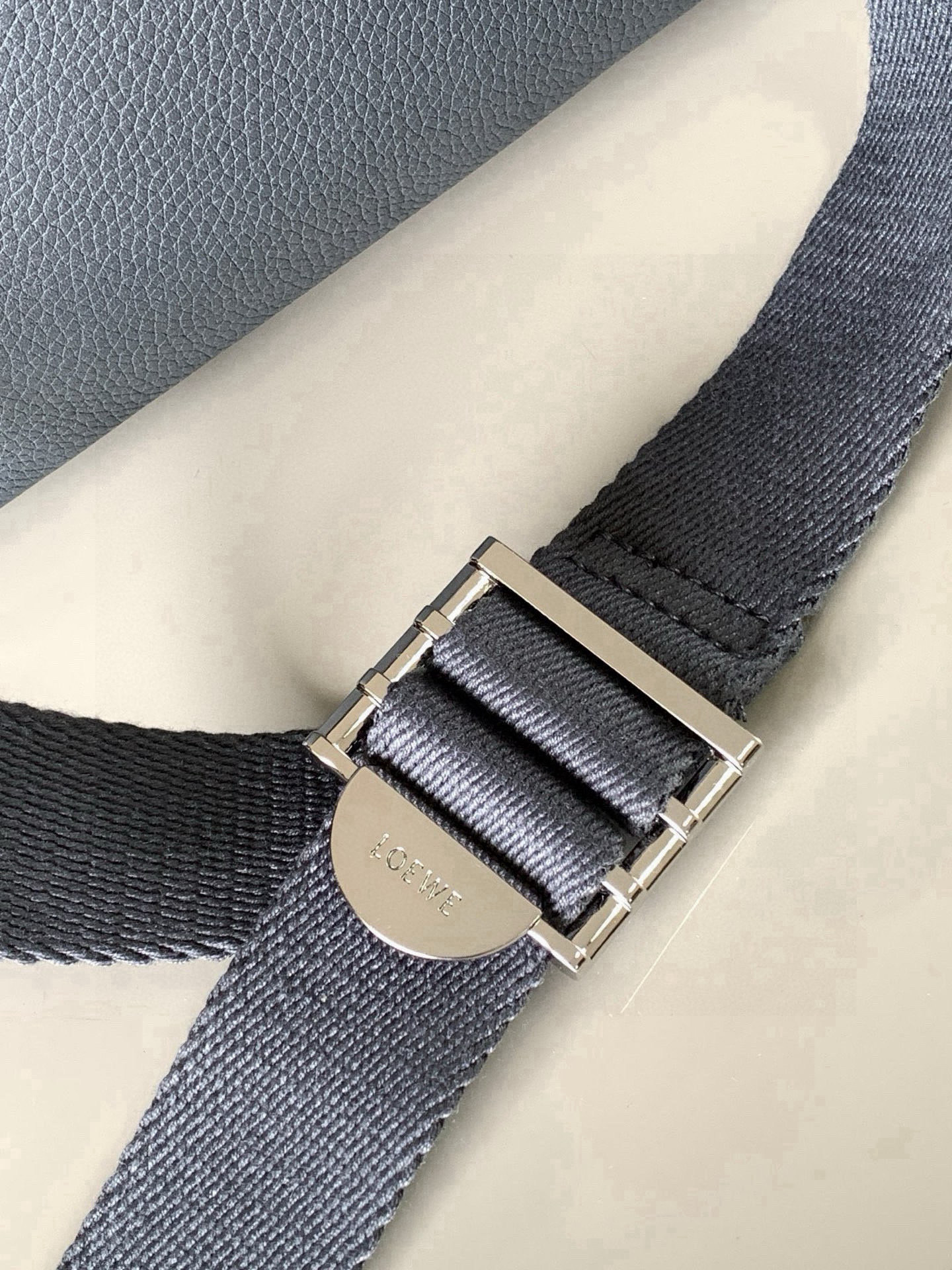 Loewe Military Backpack Grey Standard everyday
