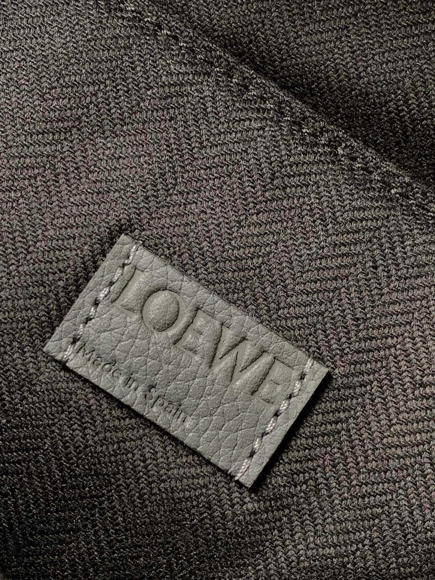 Loewe Military Backpack Grey Standard everyday