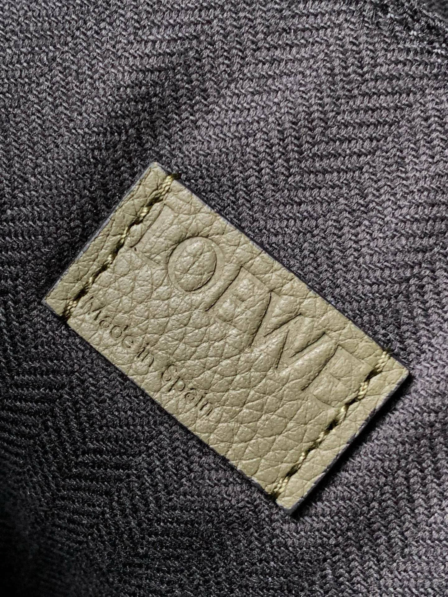Loewe Military Backpack Olive Green Standard everyday