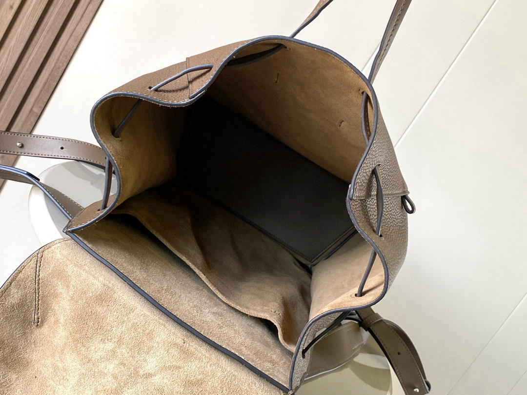 Loewe Anagram Backpack Taupe Standard everyday