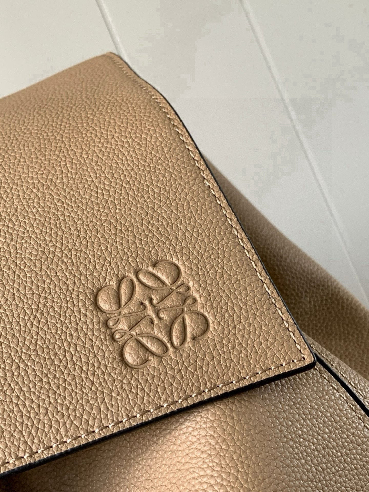 Loewe Classic Tan and Black Leather Standard everyday