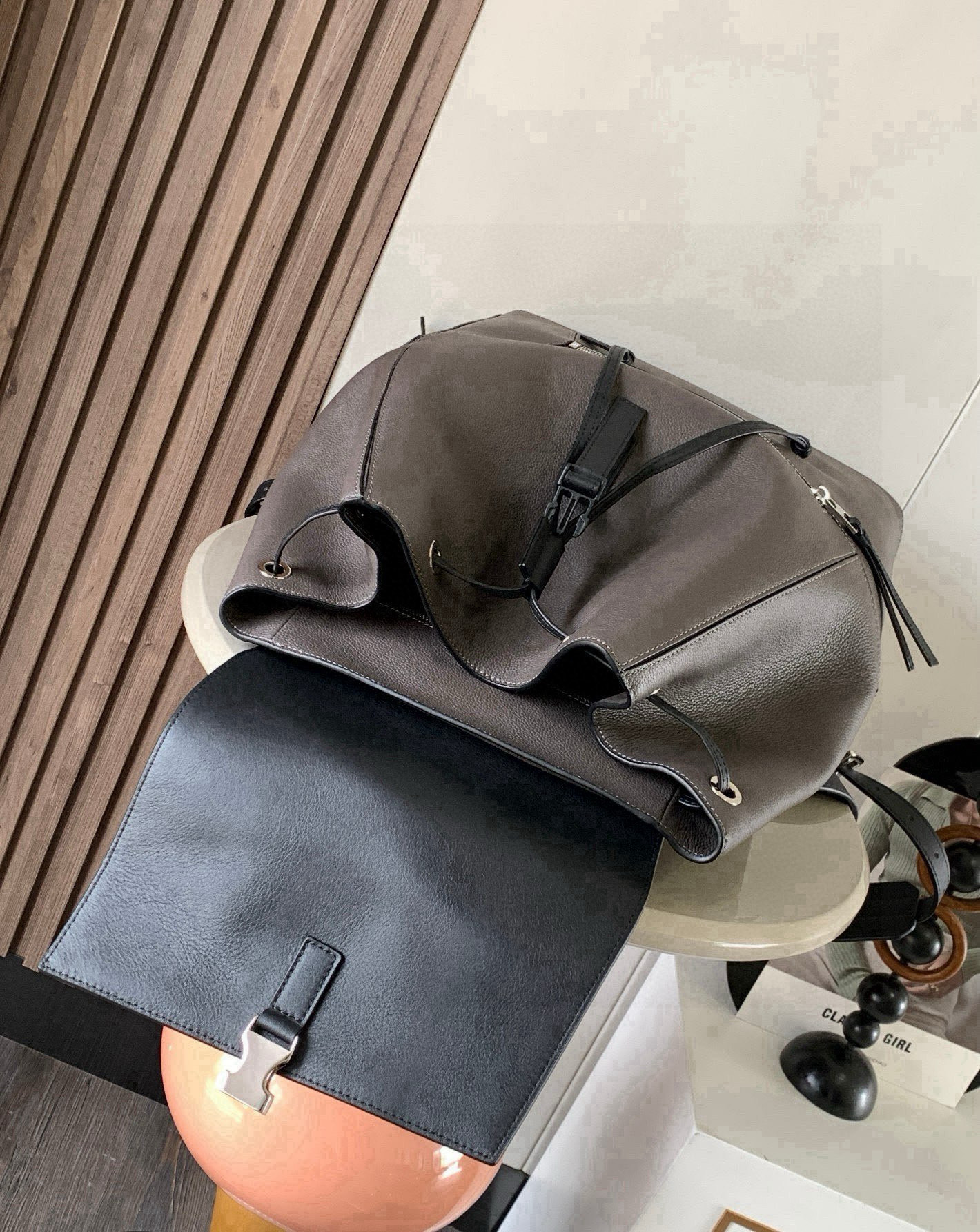 Loewe Puzzle Backpack Taupe Standard everyday