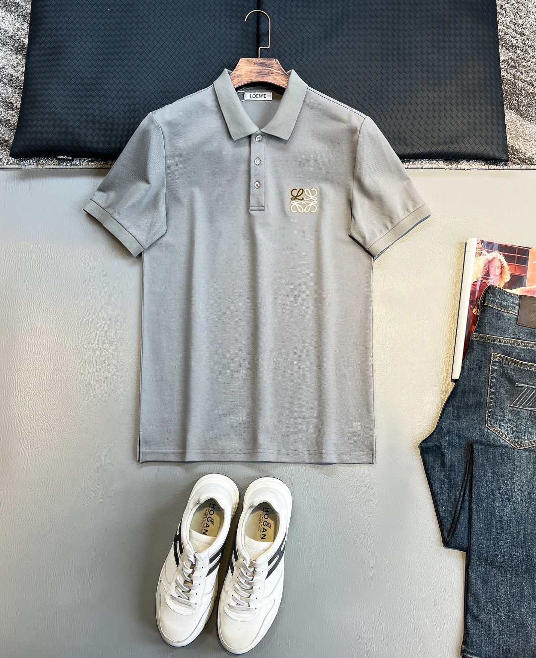 LOE#  2025春夏新款首发专柜最新POLO衫 高端订制 设计前卫时...