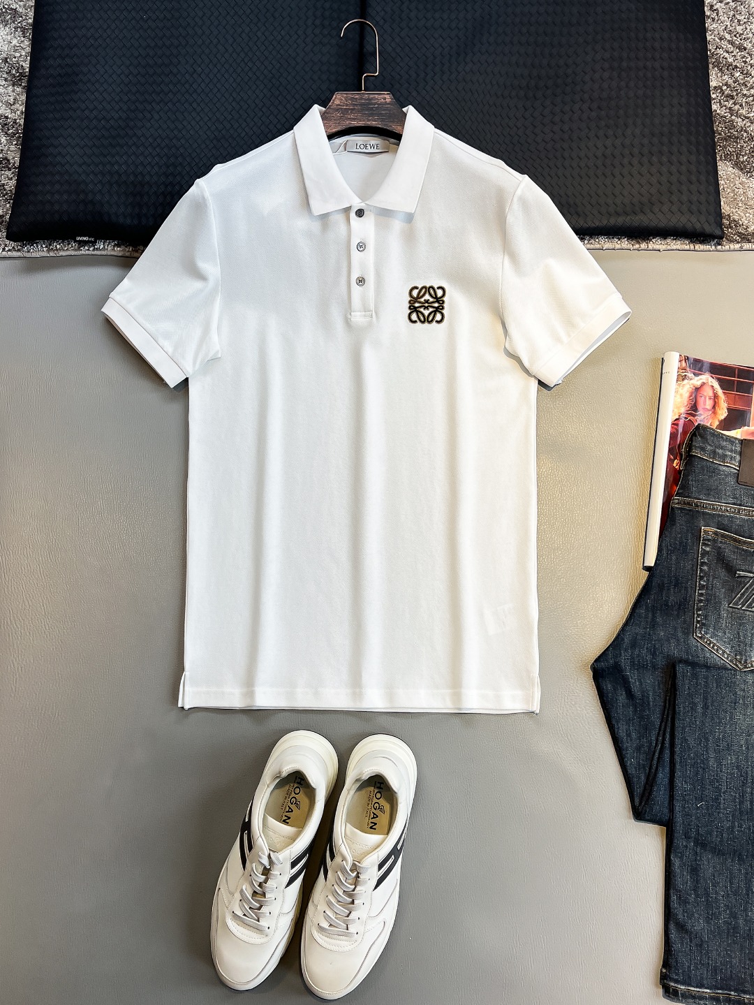 LOE#  2025春夏新款首发专柜最新POLO衫 高端订制 设计前卫时...