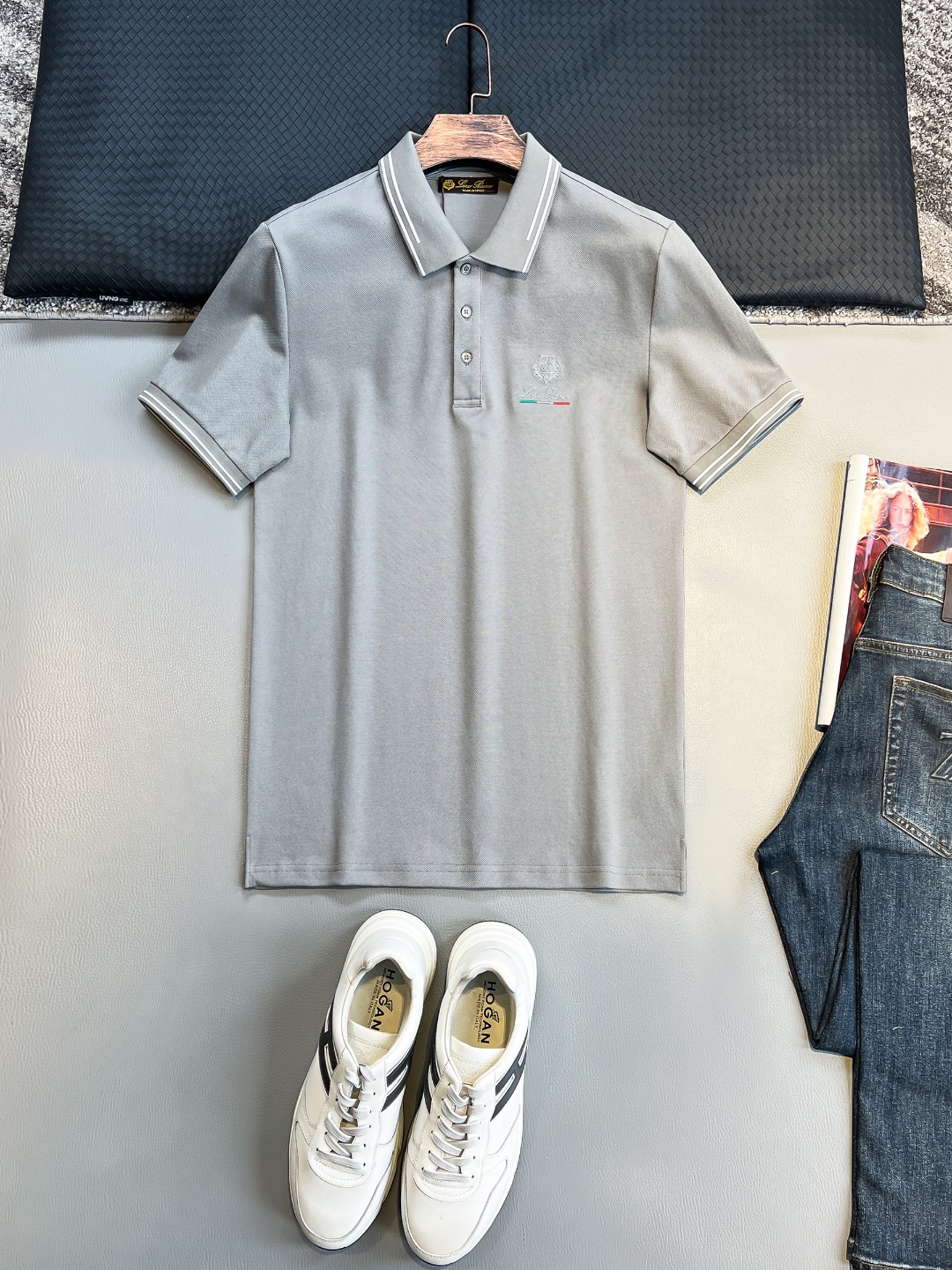 LP#  2025春夏新款首发专柜最新POLO衫 高端订制 设计前卫时...