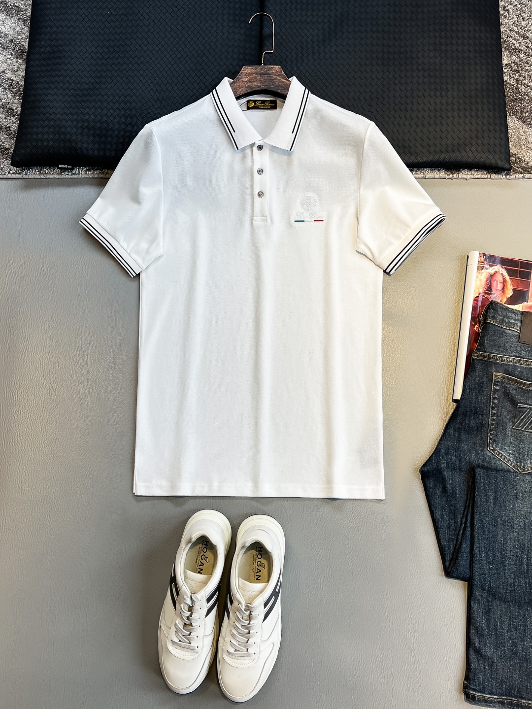 LP#  2025春夏新款首发专柜最新POLO衫 高端订制 设计前卫时...