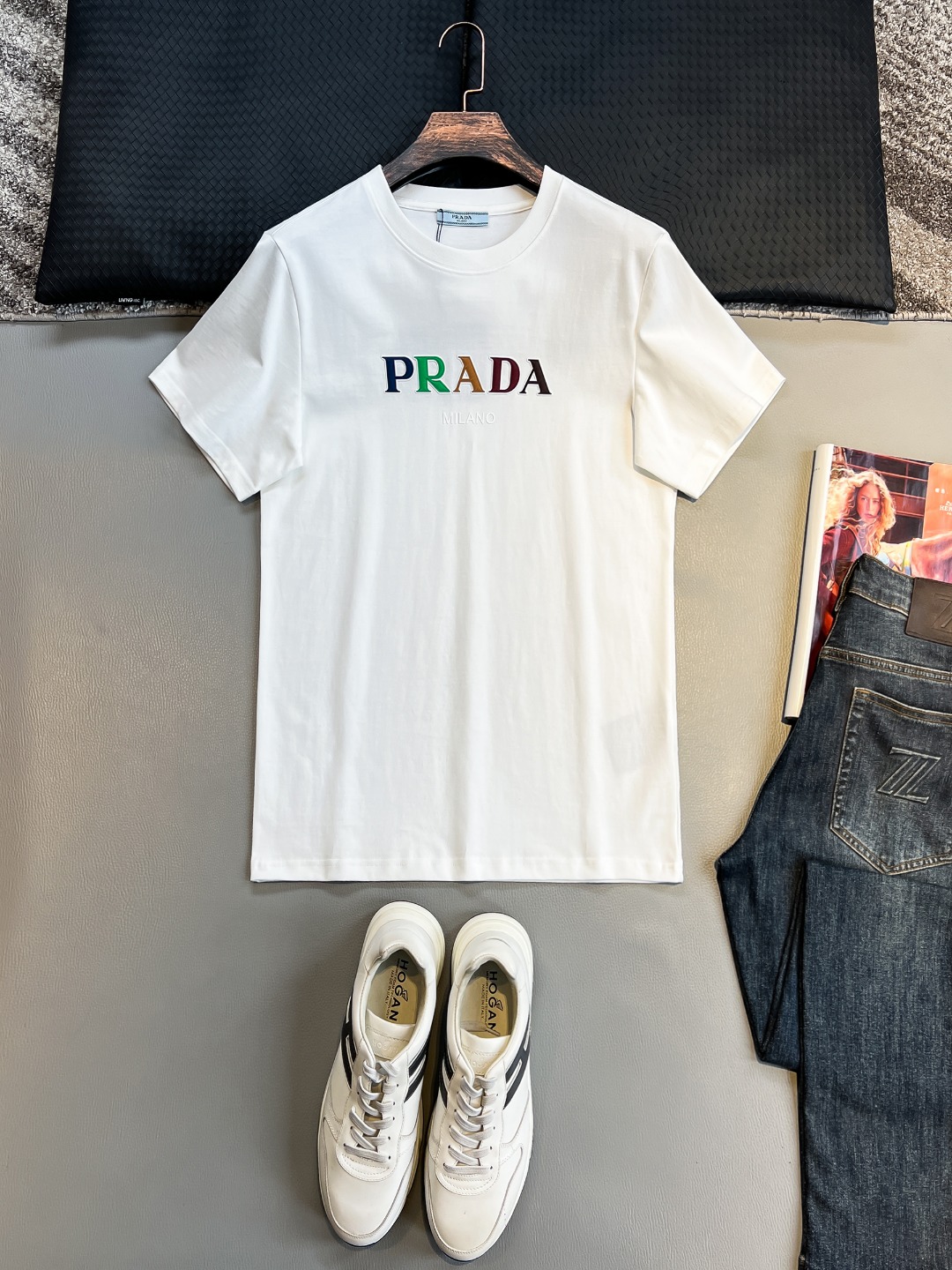 PD#  2025春夏新款首发专柜最新款短袖圆领T恤 高端订制 设...