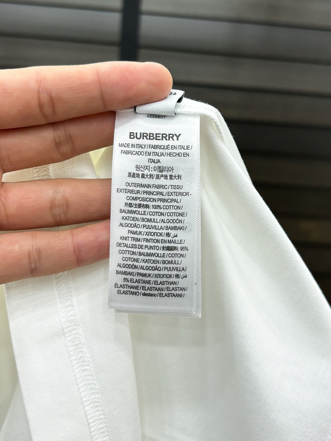 -BUR#  2026 春夏新款首发专柜最新款短袖圆领T恤 高端订制 设计前卫时尚！品牌logo重工艺设