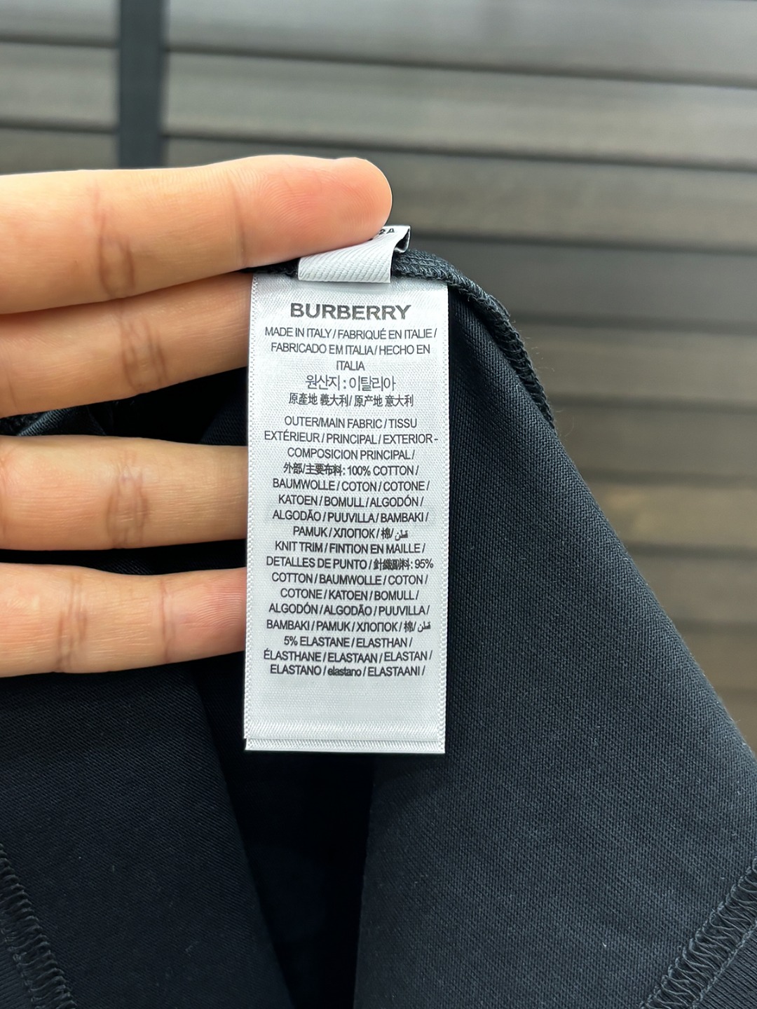 -BUR#  2026 春夏新款首发专柜最新款短袖圆领T恤 高端订制 设计前卫时尚！品牌logo重工艺设