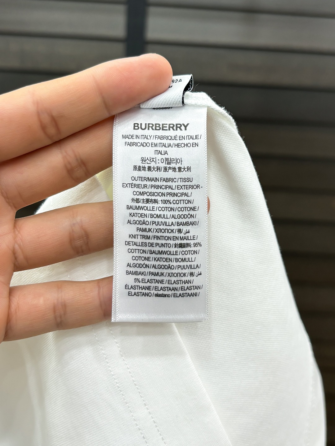 -BUR#  2026 春夏新款首发专柜最新款短袖圆领T恤 高端订制 设计前卫时尚！品牌logo重工艺设
