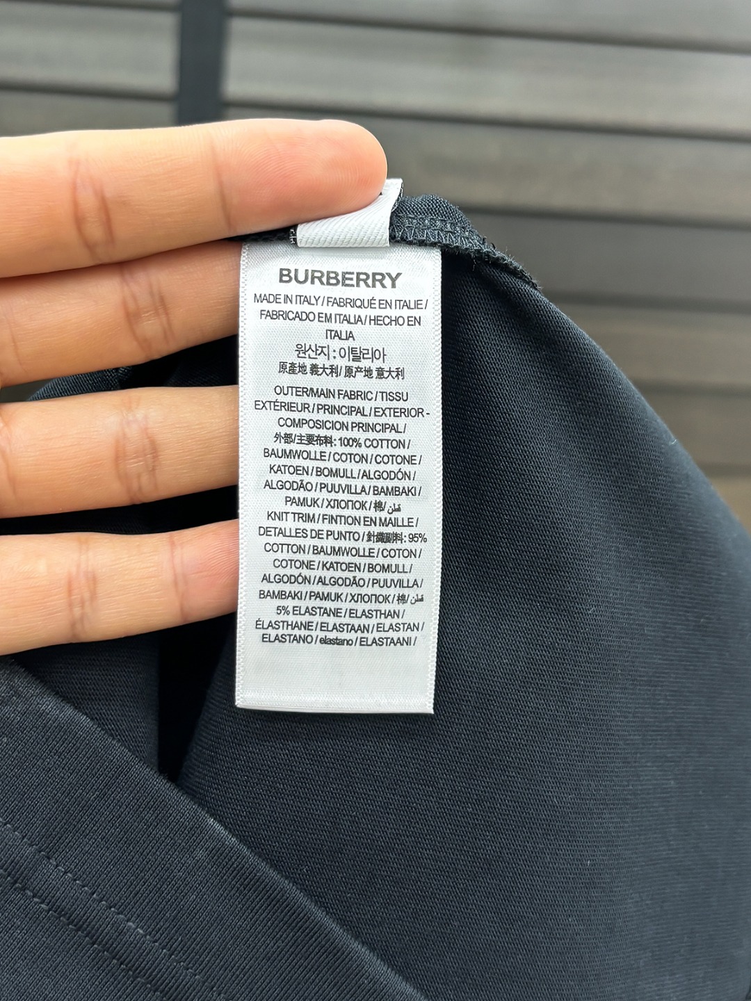 -BUR#  2026 春夏新款首发专柜最新款短袖圆领T恤 高端订制 设计前卫时尚！品牌logo重工艺设