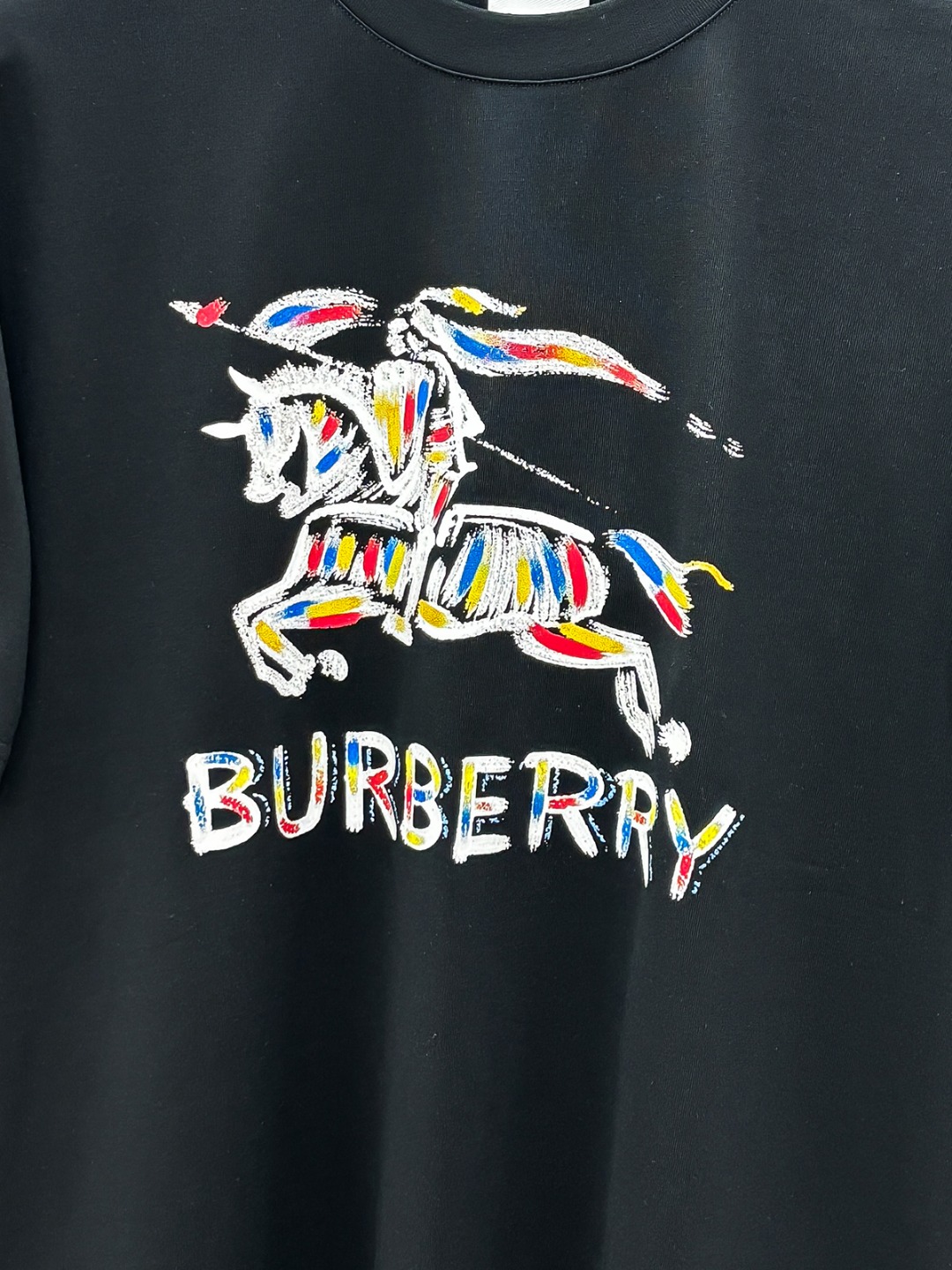 -BU#  2026 春夏新款首发专柜最新款短袖圆领T恤 高端订制 设计前卫时尚！品牌logo重工艺设计