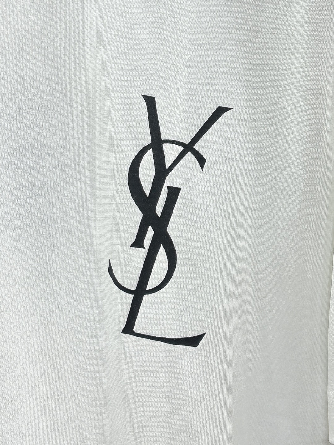 -YSL#  2026 春夏新款首发专柜最新款短袖圆领T恤 高端订制 设计前卫时尚！品牌logo重工艺设