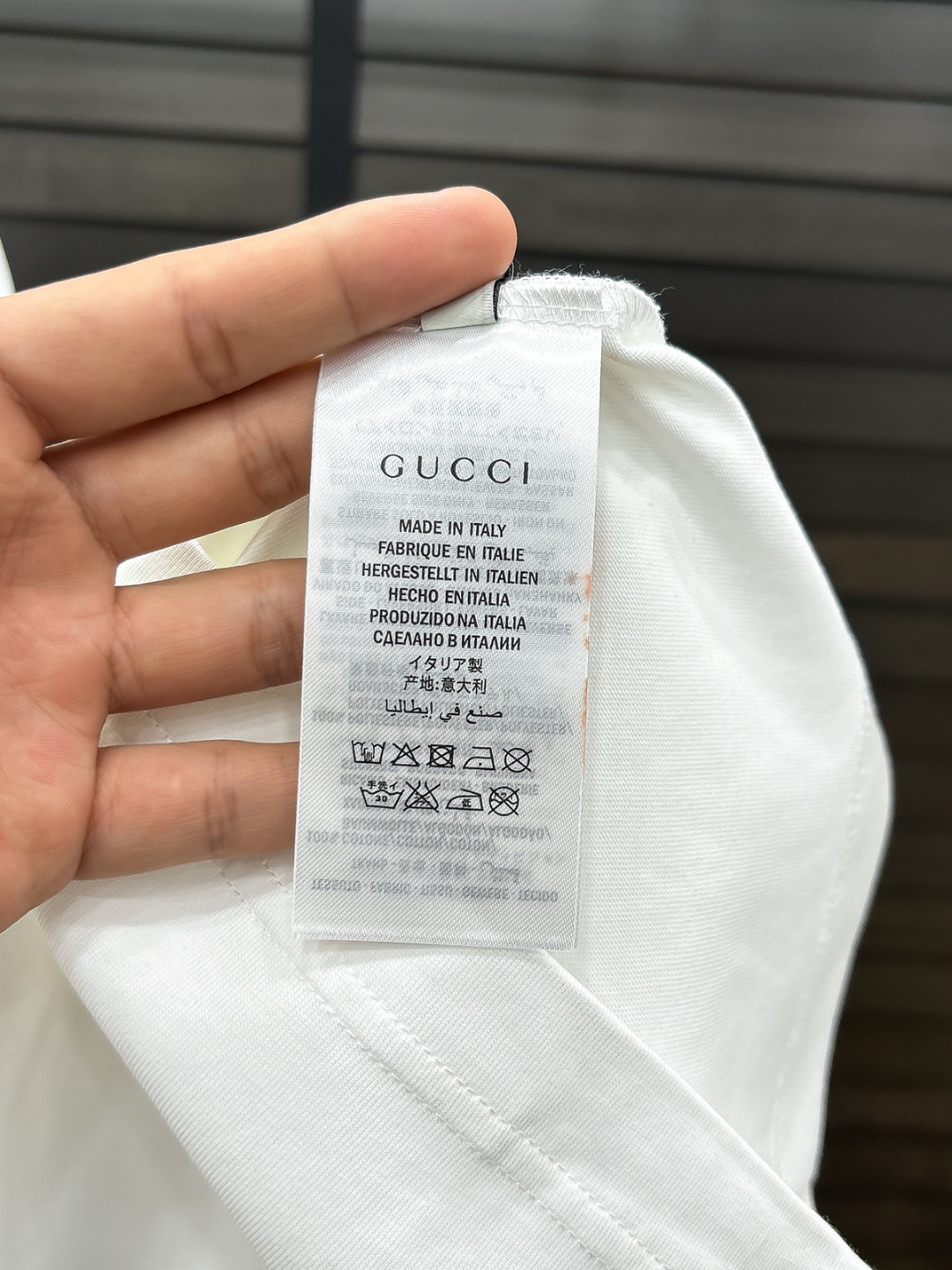 -GU#  2026 春夏新款首发专柜最新款短袖圆领T恤 高端订制 设计前卫时尚！品牌logo重工艺设计