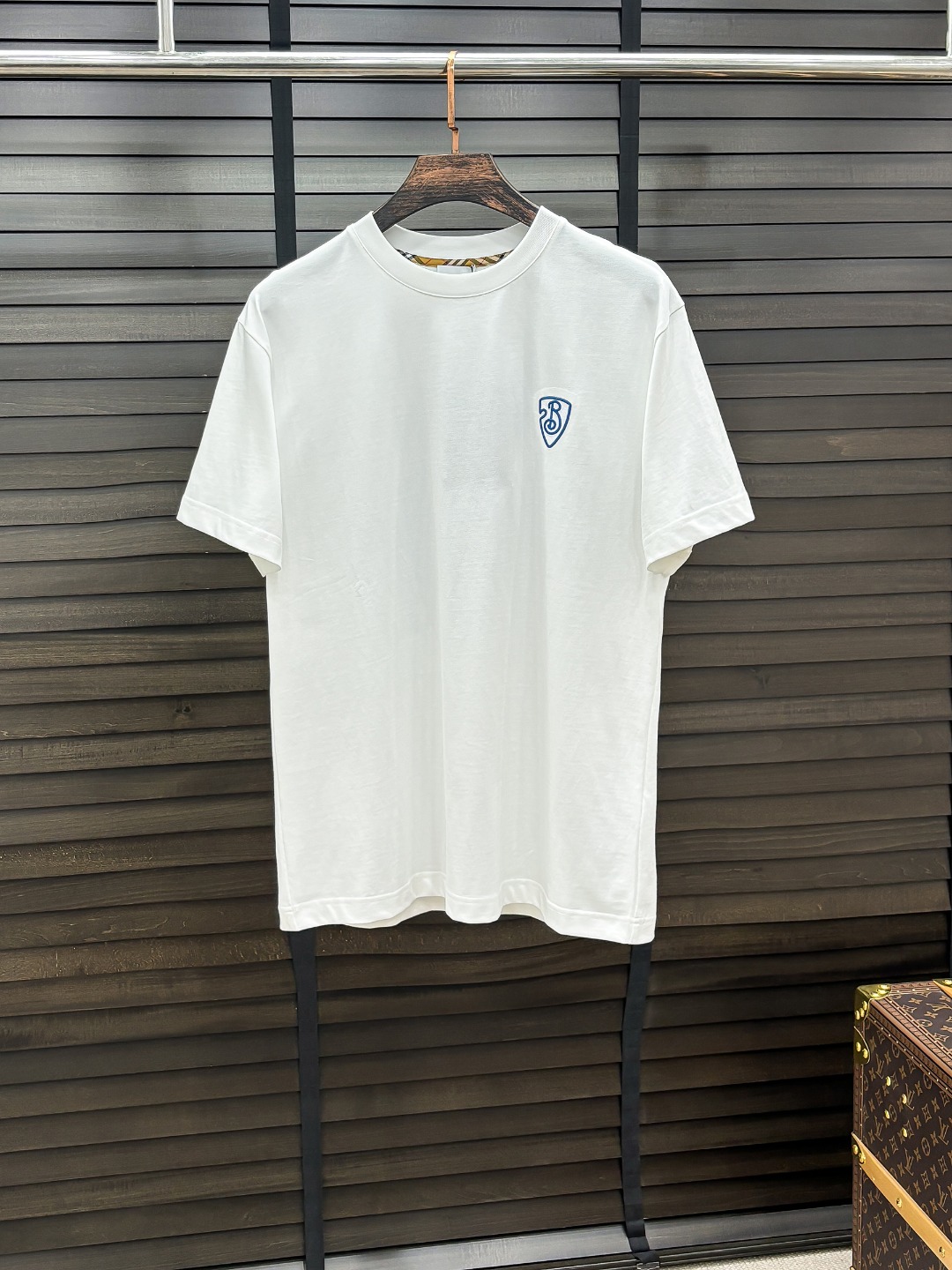 -BU#  2026 春夏新款首发专柜最新款短袖圆领T恤 高端订制 设计前卫时尚！品牌logo重工艺设计