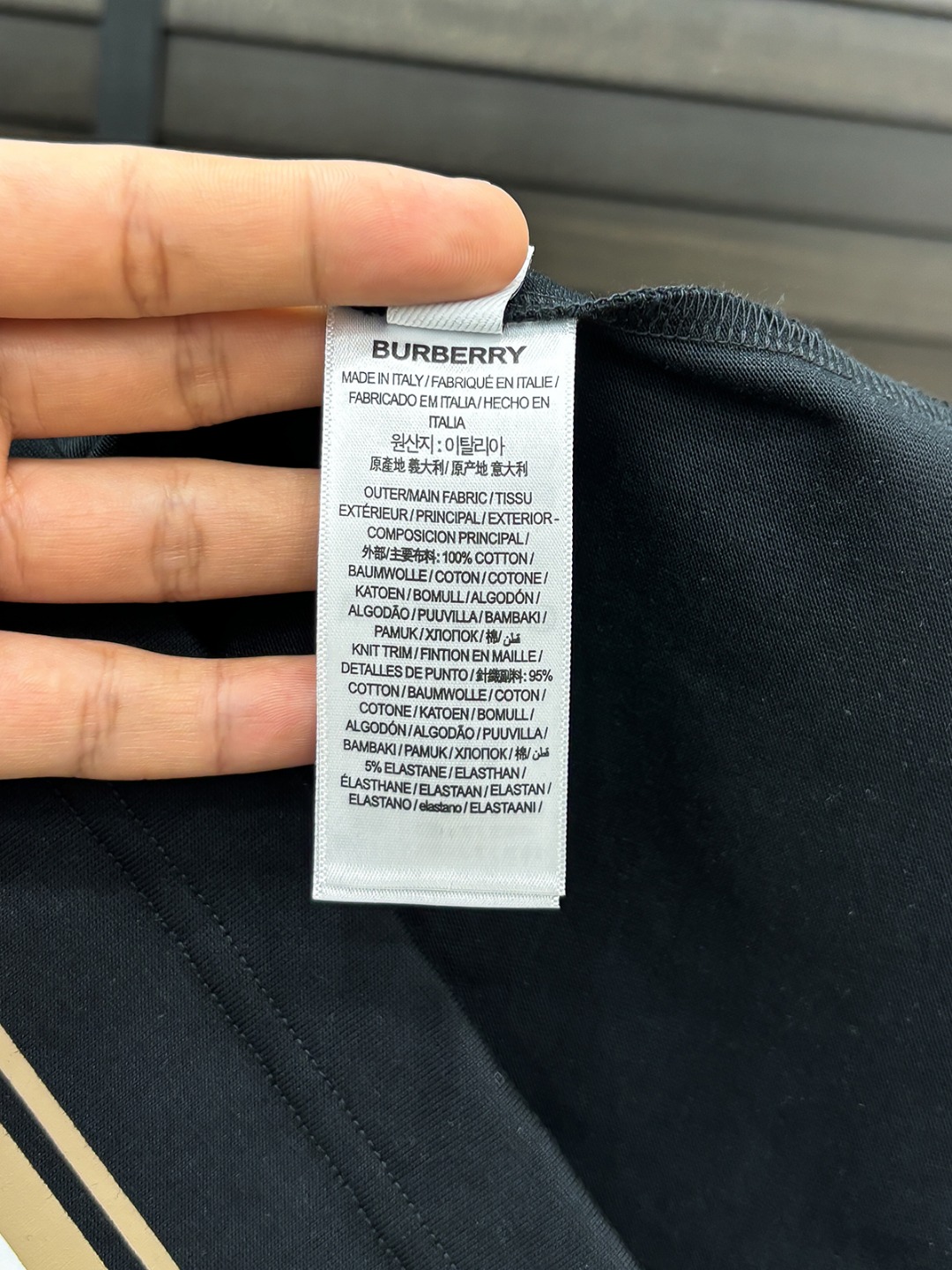 -BUR#  2026 春夏新款首发专柜最新款短袖圆领T恤 高端订制 设计前卫时尚！品牌logo重工艺设