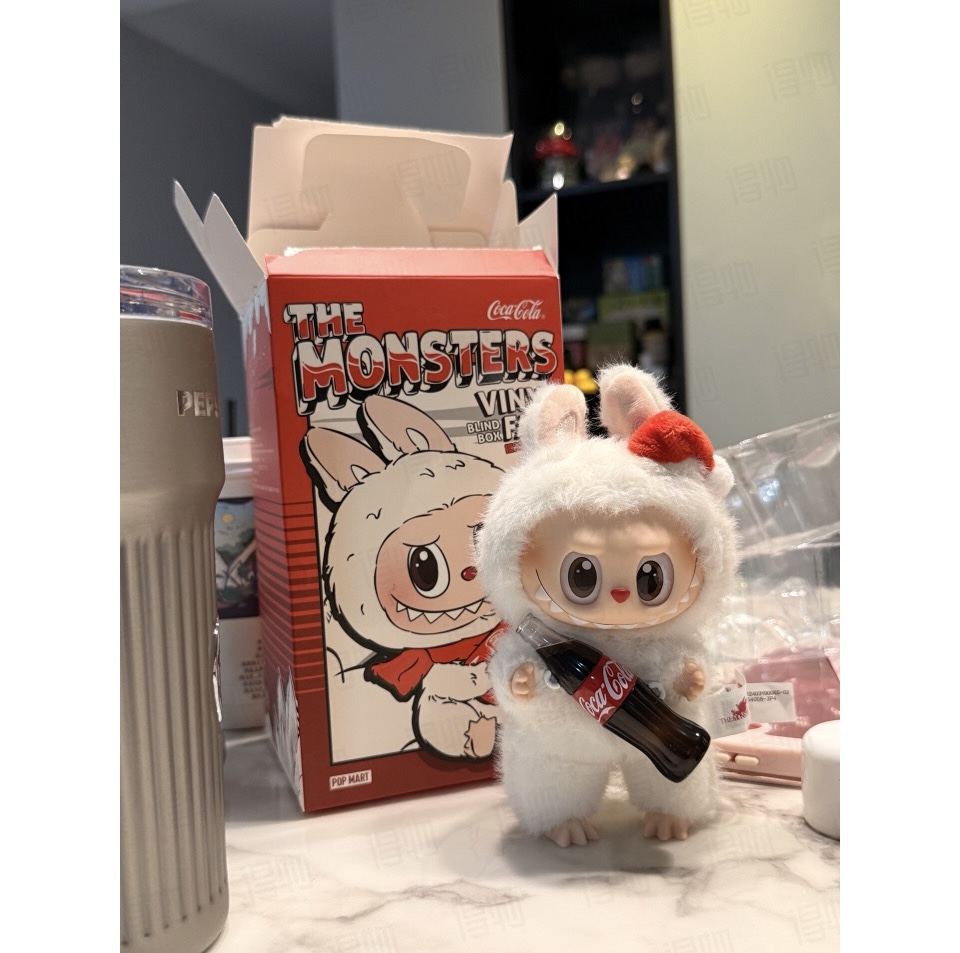 正品带码p275正品带码可乐泡泡玛特 POP MART x Coca-Cola/可口可乐 LABUBU搪胶公仔 盲盒类 单个盲盒/整盒6个