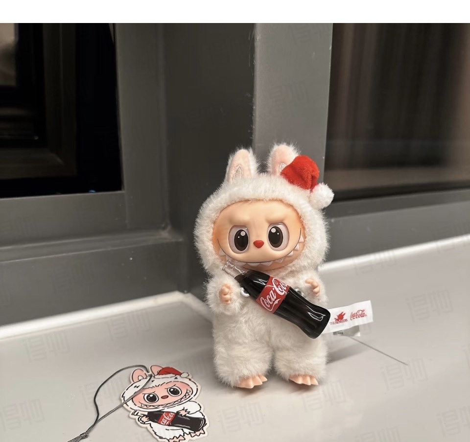 正品带码p275正品带码可乐泡泡玛特 POP MART x Coca-Cola/可口可乐 LABUBU搪胶公仔 盲盒类 单个盲盒/整盒6个