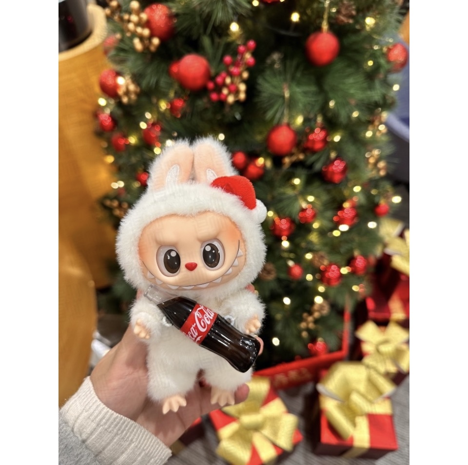 正品带码p275正品带码可乐泡泡玛特 POP MART x Coca-Cola/可口可乐 LABUBU搪胶公仔 盲盒类 单个盲盒/整盒6个