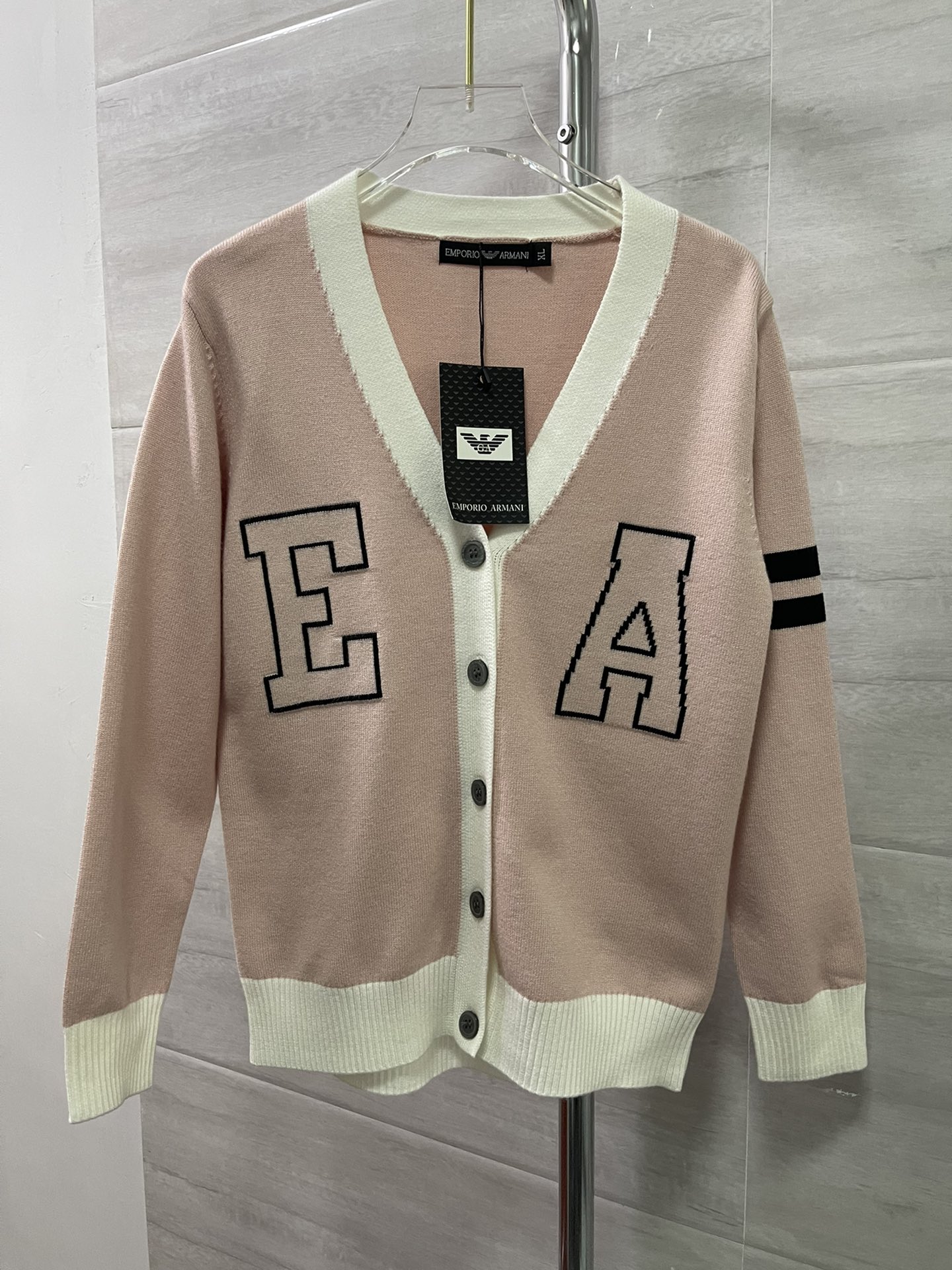 2023SS Armani Amani Child Knitting Shirt: Classic Design for Fall Mornings, Various Sizes Available - 图片 1