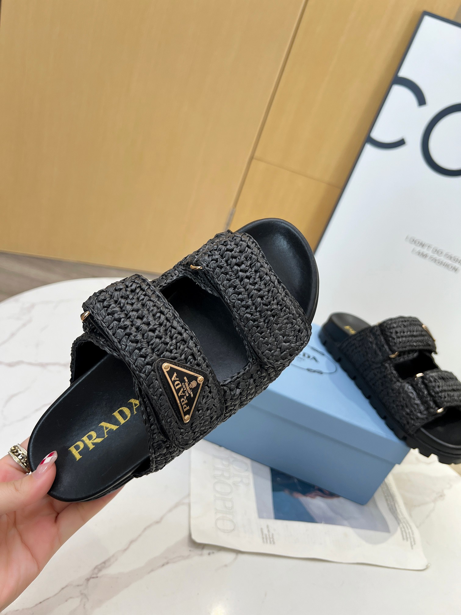 2024 Prada zapatos tejidos, tejidos a mano. tamaño 35-41.