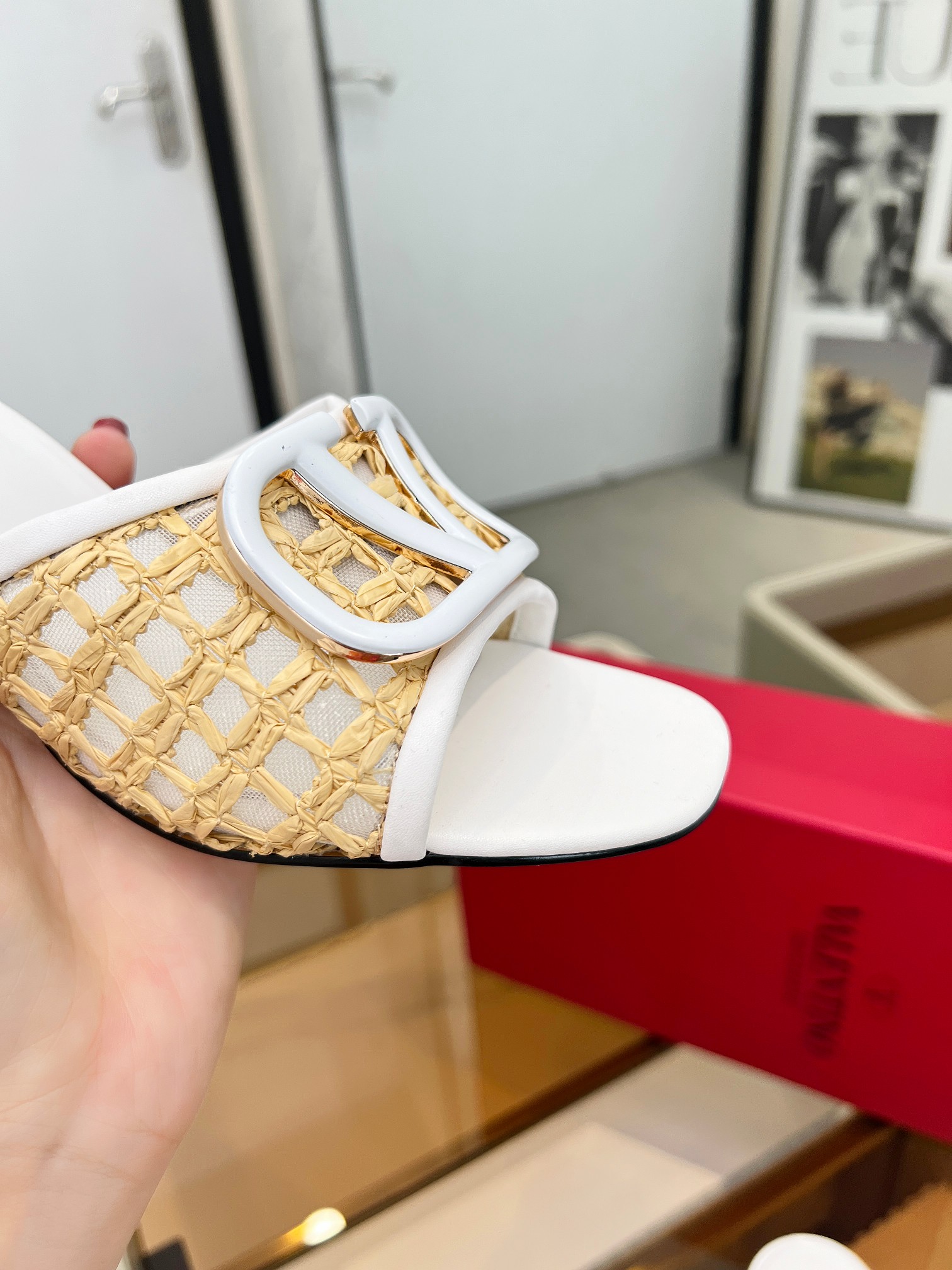 Warren House. Nuevo modelo de malla tejida plus. Logotipo metálico personalizado.Tallas 35-42. Suela