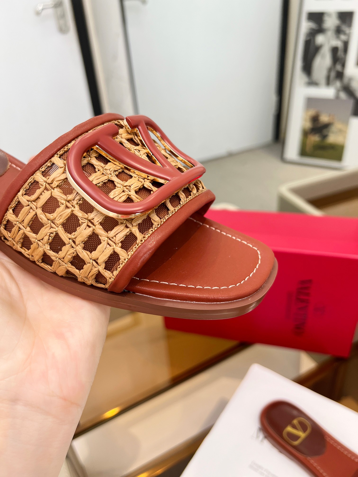Warren House. Nuevo modelo de malla tejida plus. Logotipo metálico personalizado.Tallas 35-42. Suela