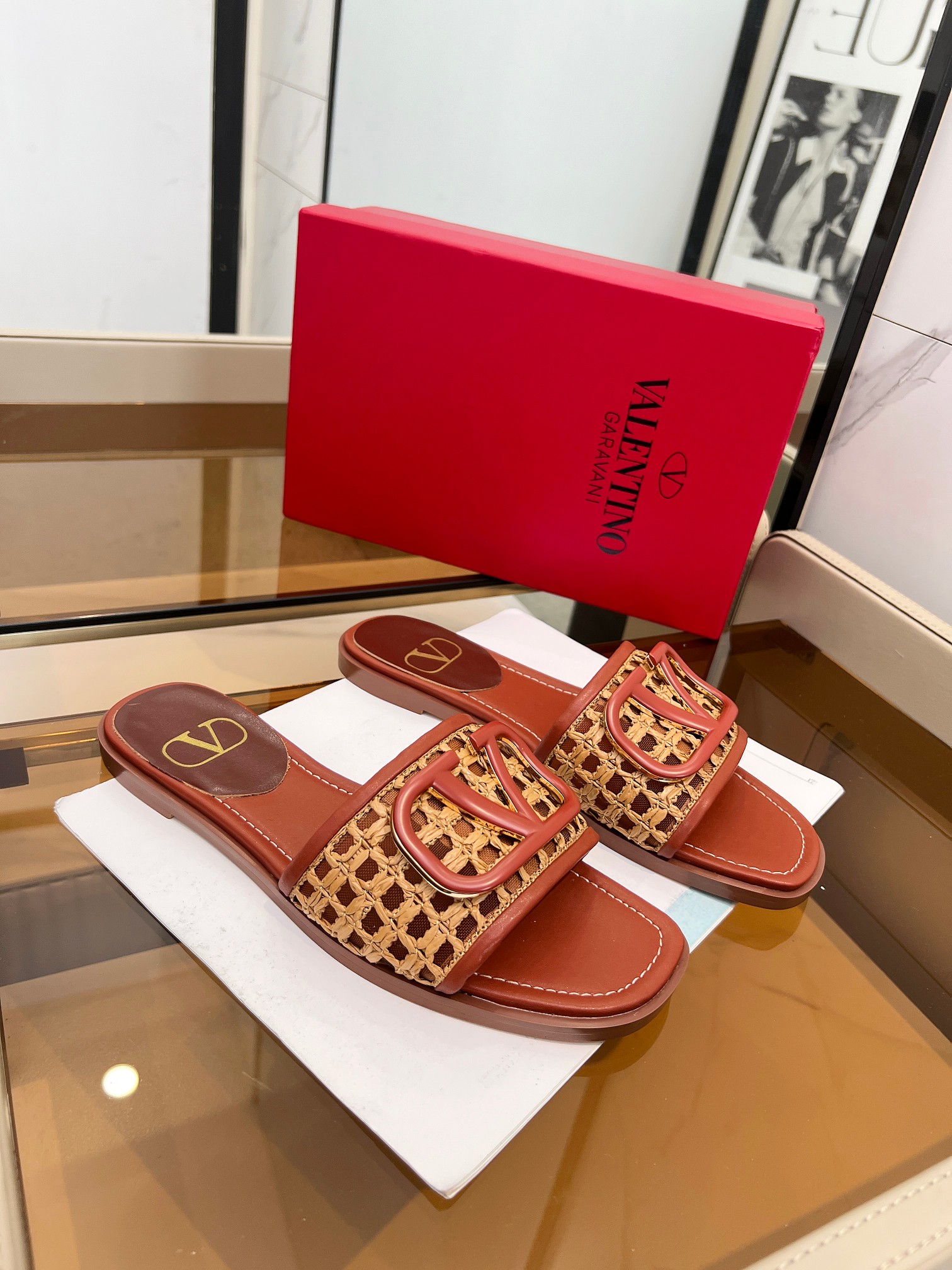 Warren House. Nuevo modelo de malla tejida plus. Logotipo metálico personalizado.Tallas 35-42. Suela