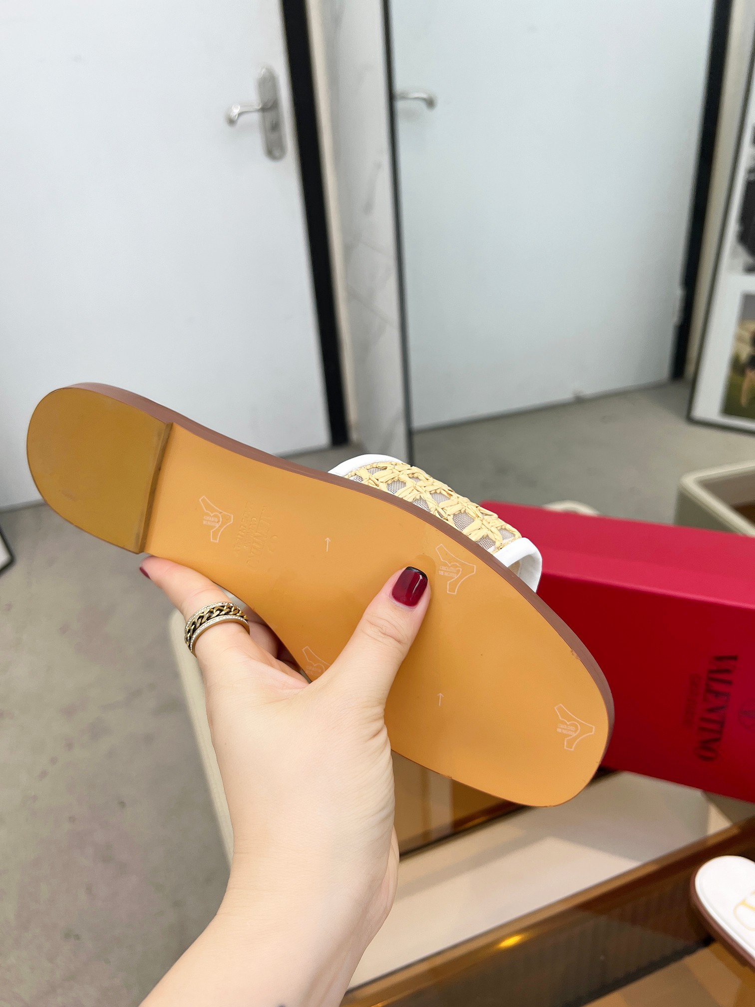 Warren House. Nuevo modelo de malla tejida plus. Logotipo metálico personalizado.Tallas 35-42. Suela