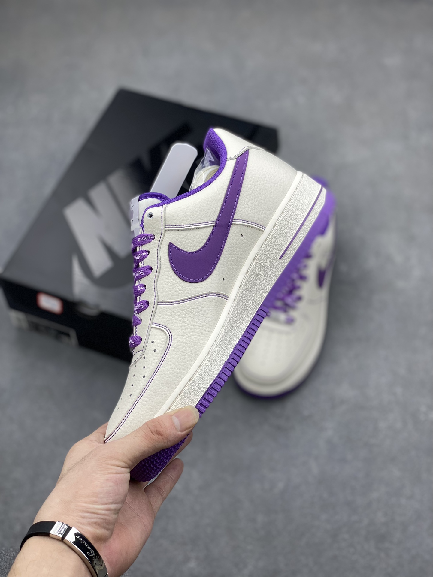 Nike Air Force 1 '07 Low Supreme 'Dark Purple' (Company Grade) 4 i1694904445 6767 2