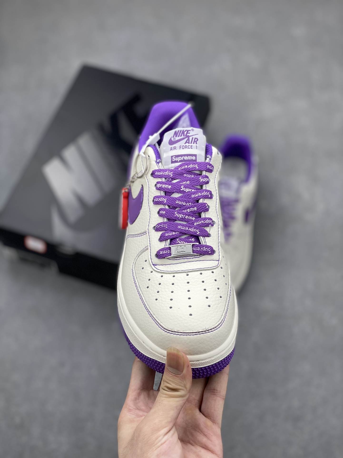 Nike Air Force 1 '07 Low Supreme 'Dark Purple' (Company Grade) 3 i1694904445 7702 1