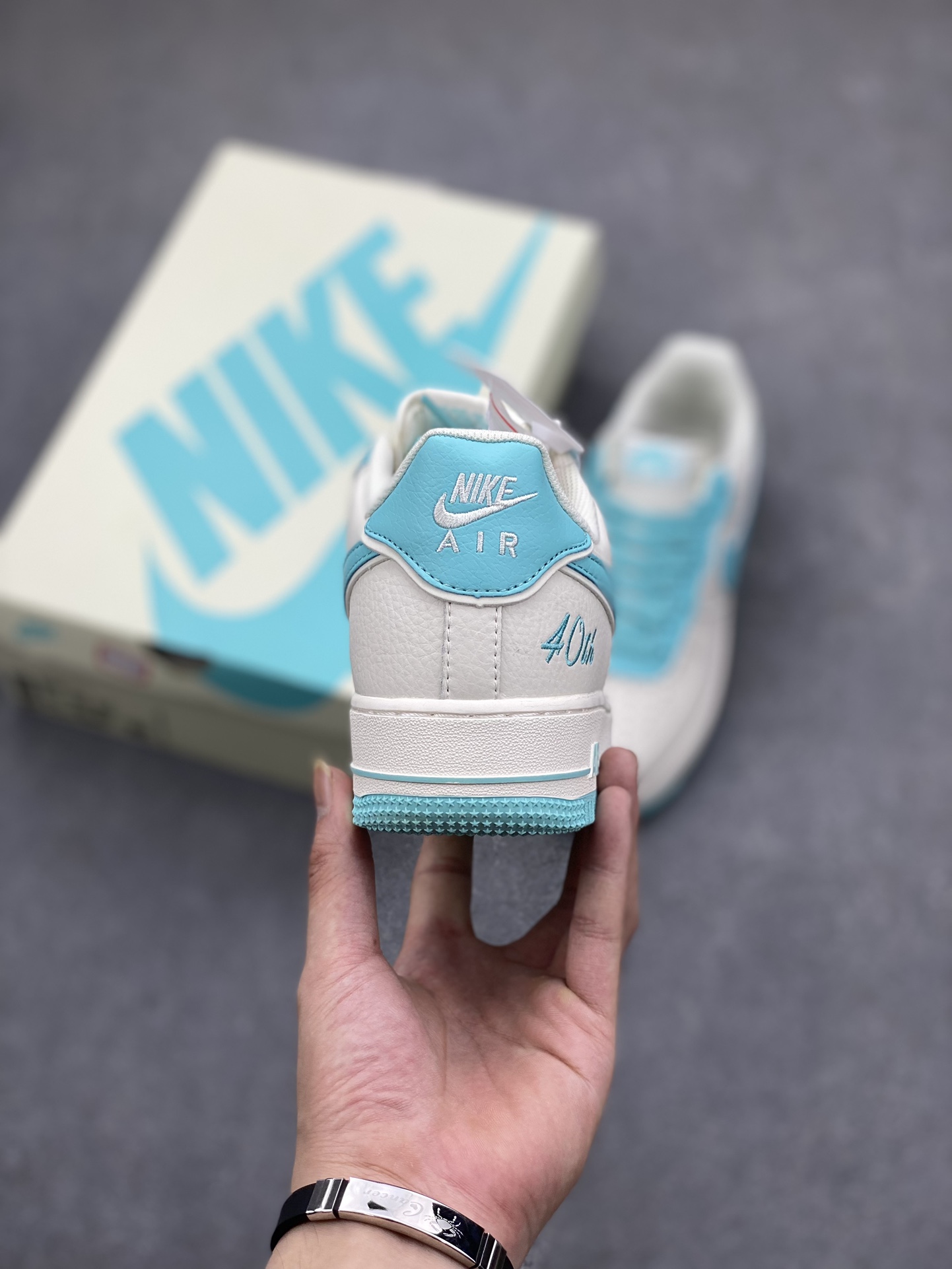Nike Air Force 1 Low '40TH' Blue Casual Shoes - Iconic Style & Comfort 5 i1694983467 2346 3