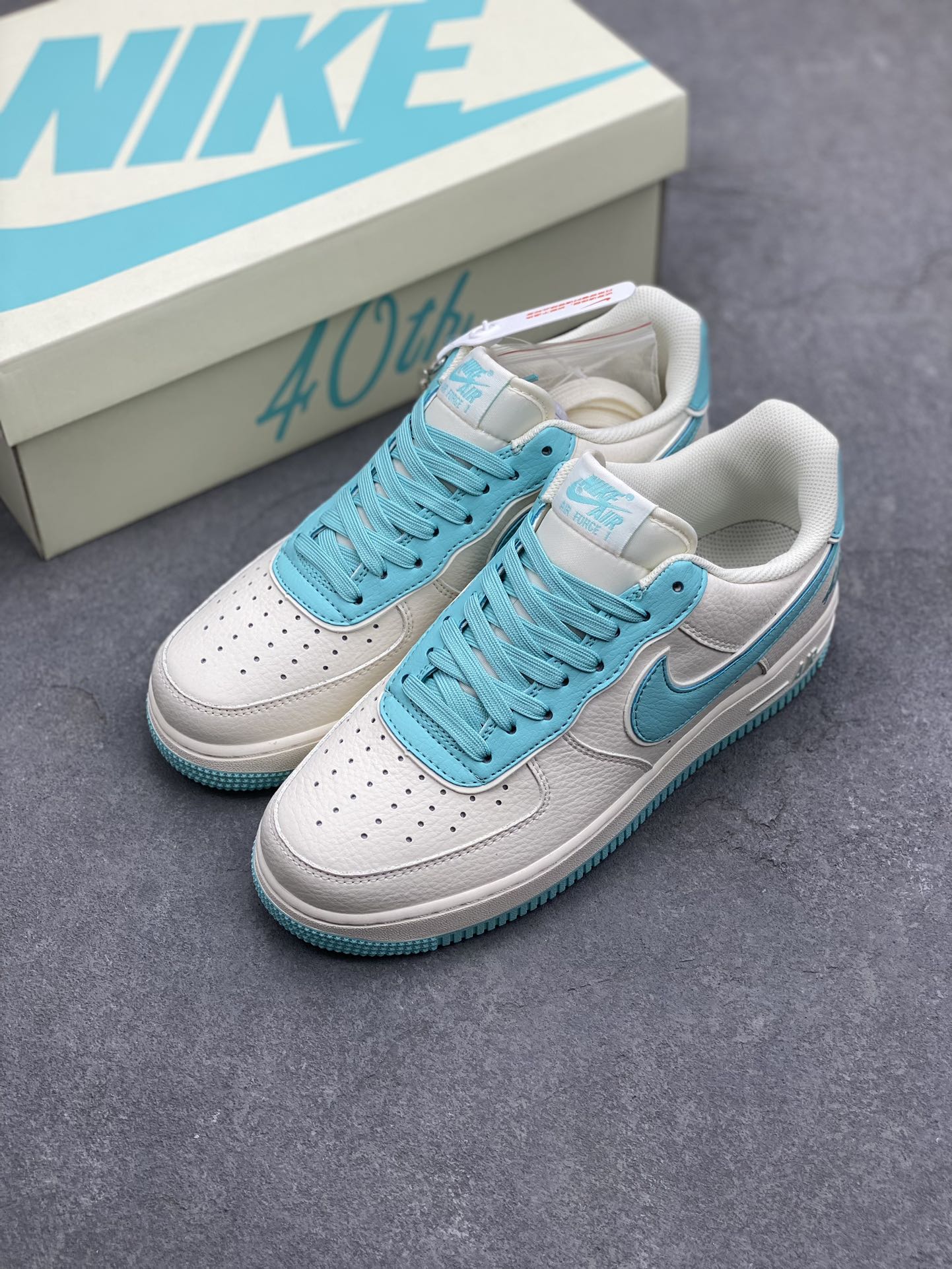Nike Air Force 1 Low '40TH' Blue Casual Shoes - Iconic Style & Comfort 9 i1694983467 6044 7