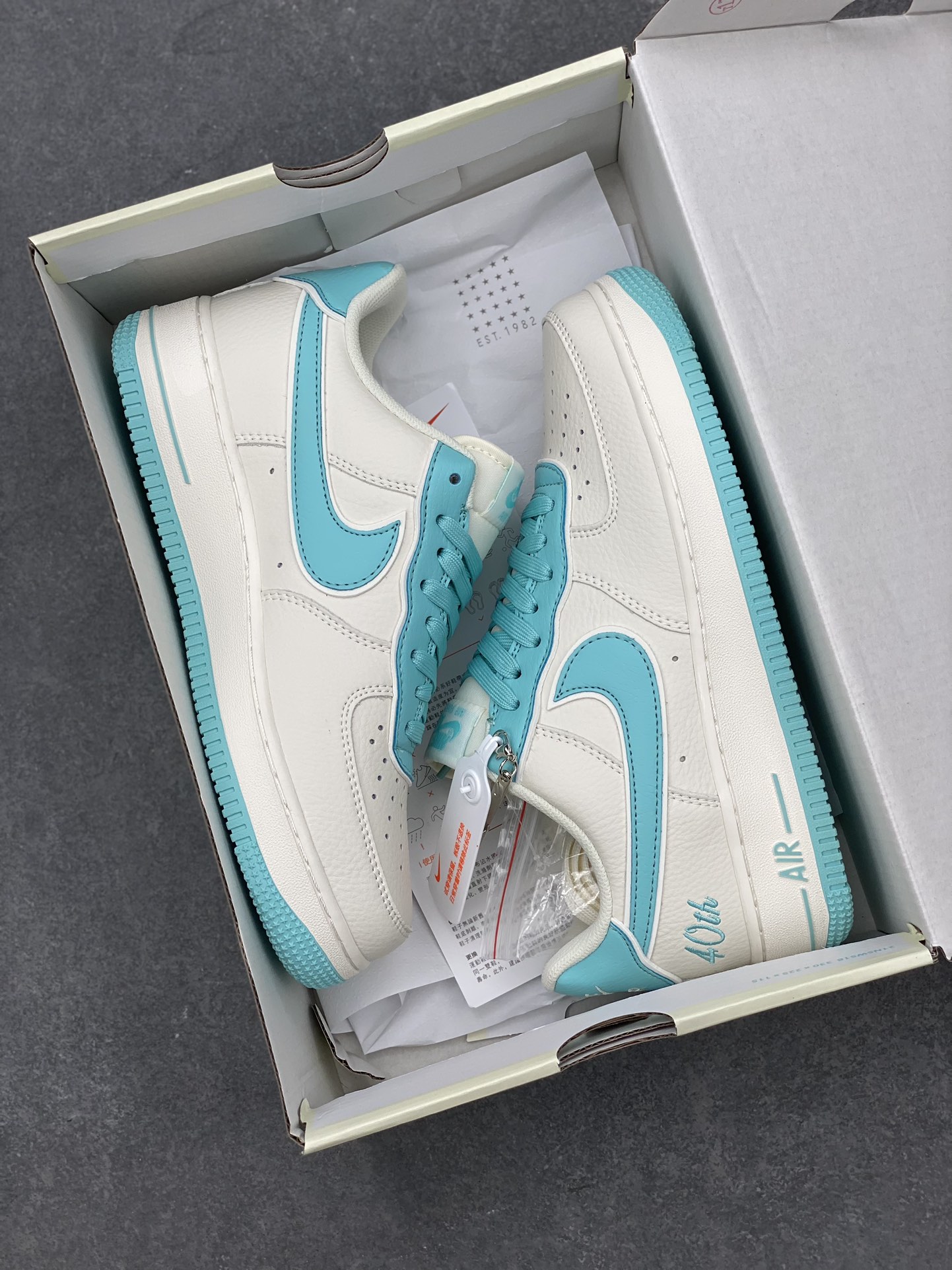 Nike Air Force 1 Low '40TH' Blue Casual Shoes - Iconic Style & Comfort 10 i1694983467 7569 8