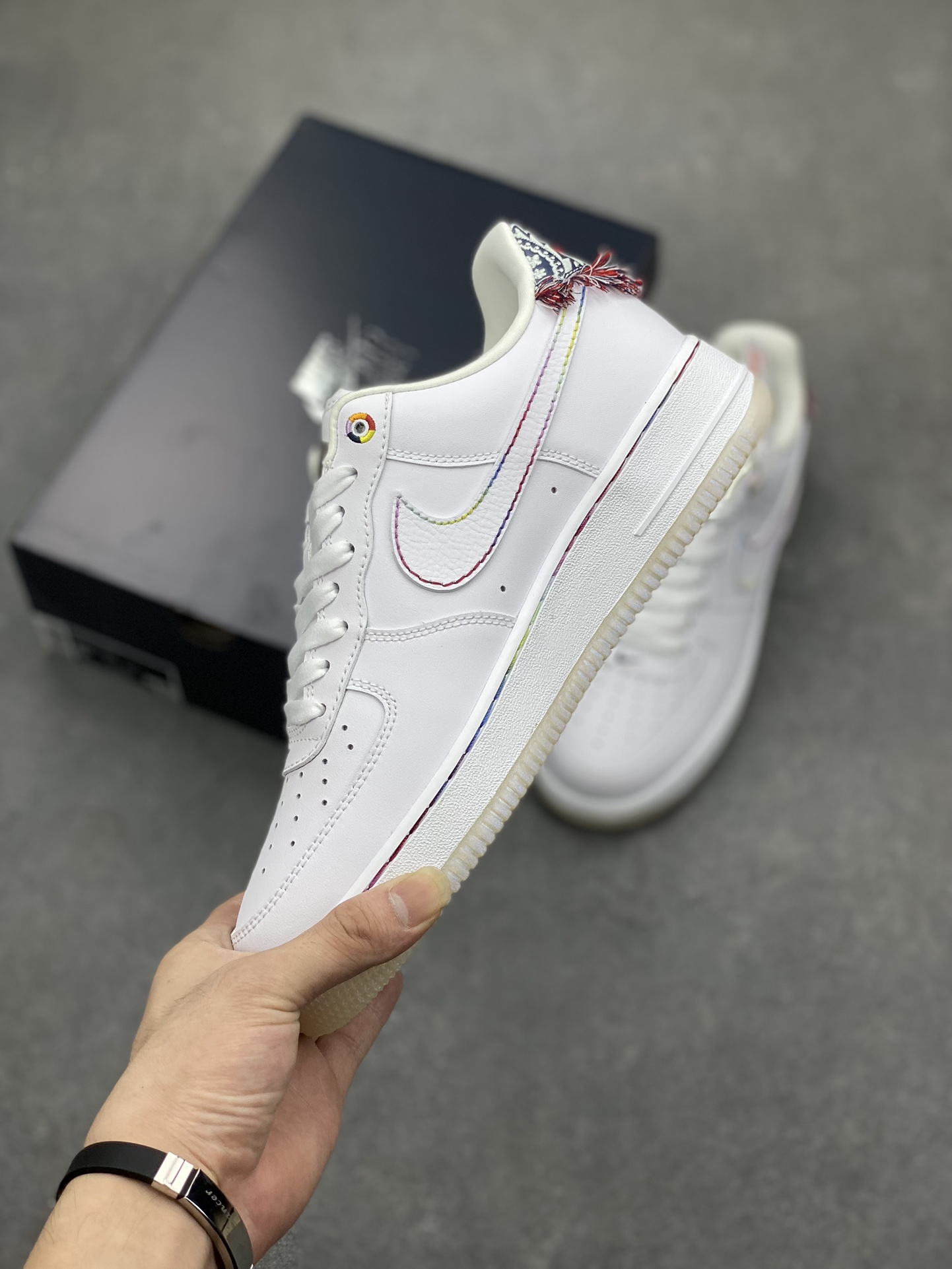 Nike Air Force 1 '07 Low N7 White Sneakers with Fringe Detail - Limited Edition 4 i1695155280 2111 2