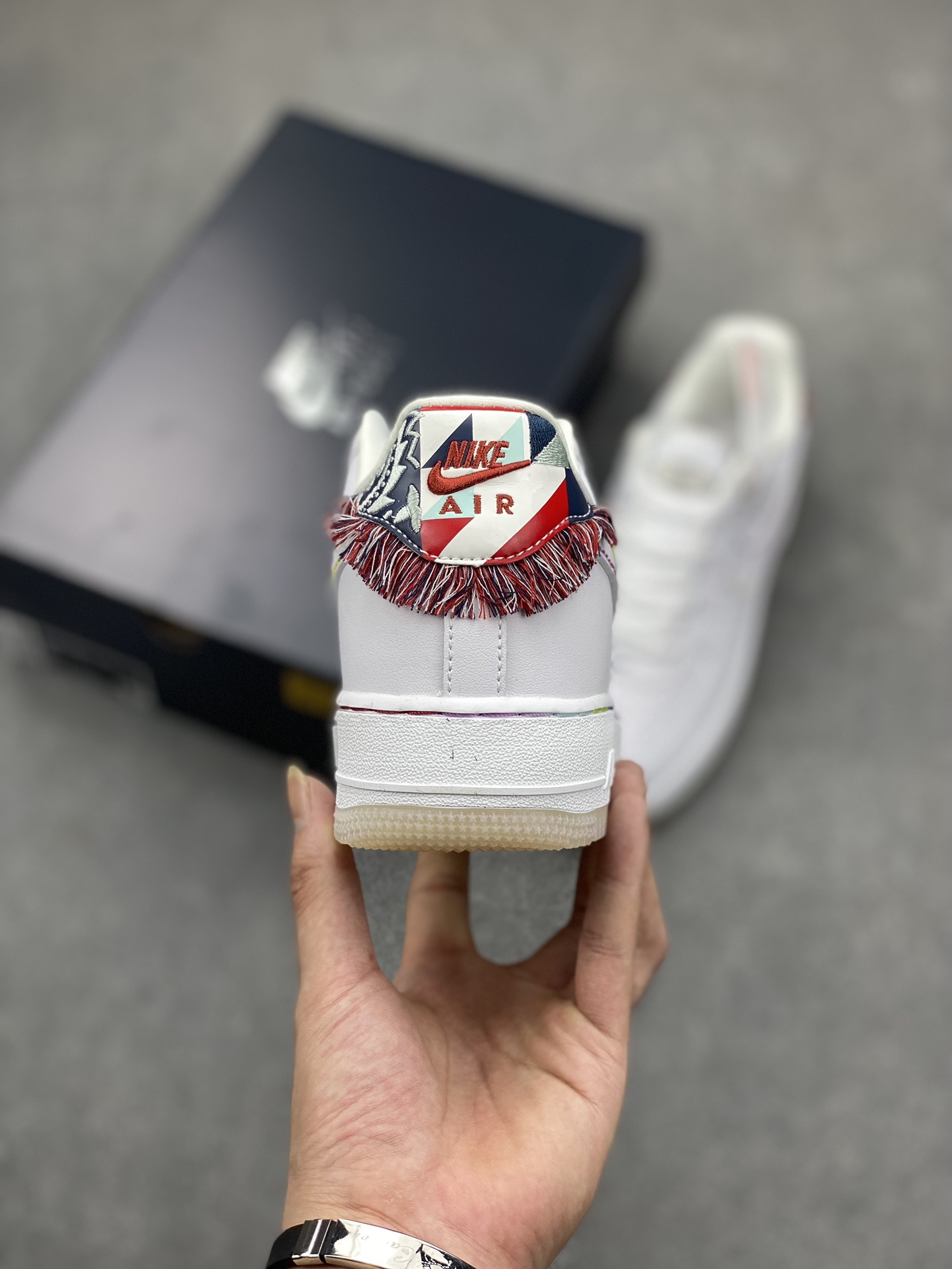 Nike Air Force 1 '07 Low N7 White Sneakers with Fringe Detail - Limited Edition 5 i1695155280 4685 3